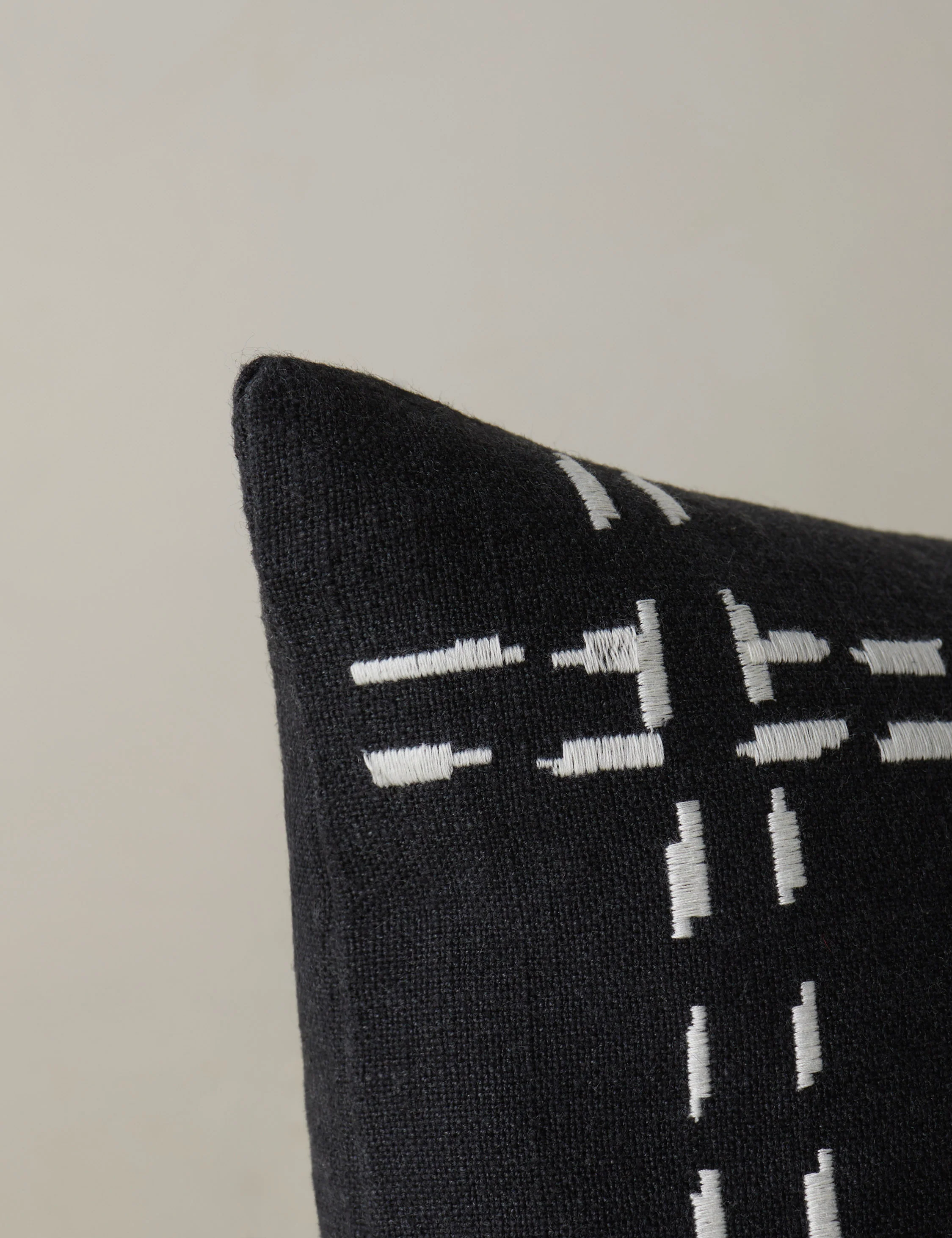 Accord Embroidered Pillow by Élan Byrd - Image 4