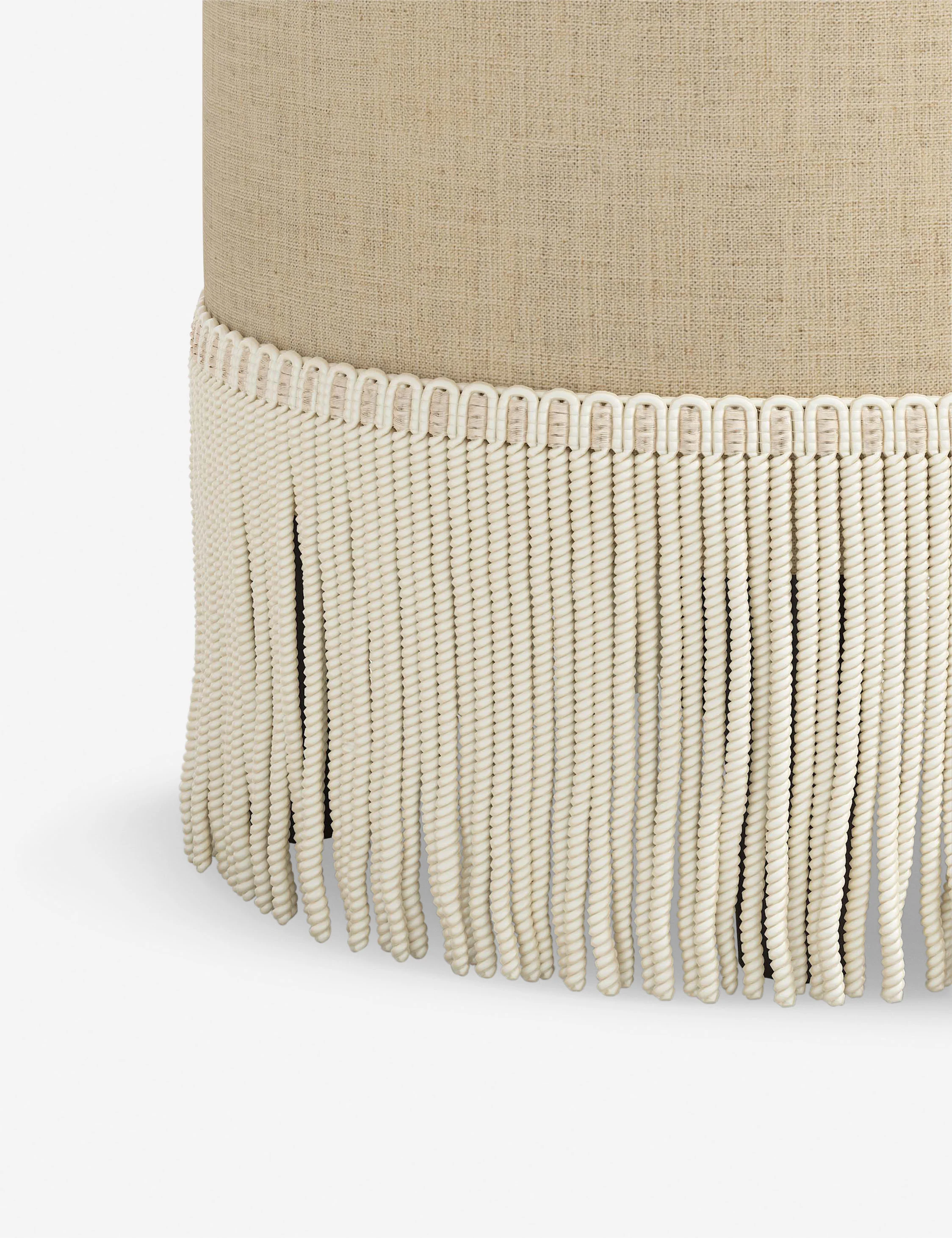 Alair Round Ottoman - Image 7