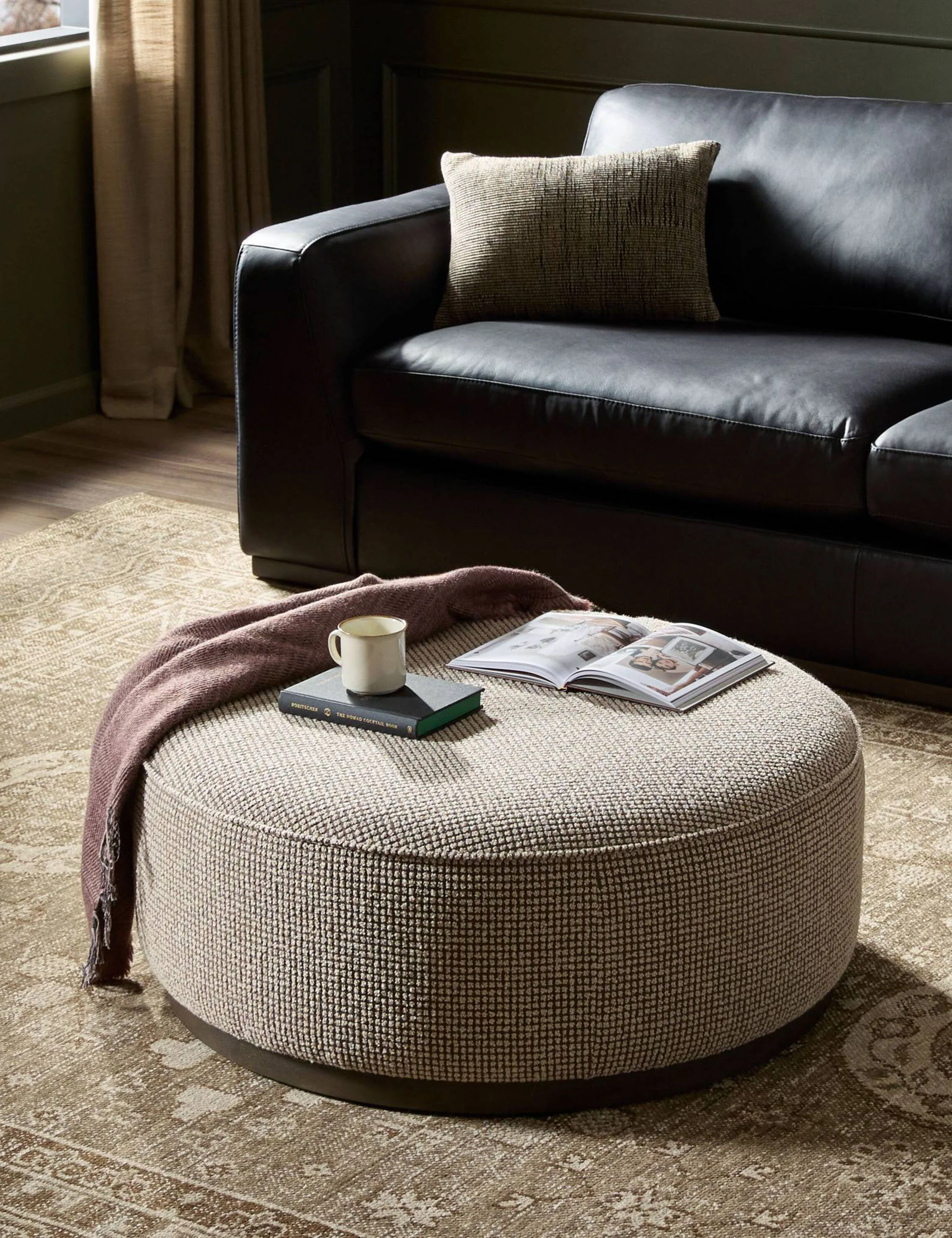 Aldora Round Ottoman - Image 7