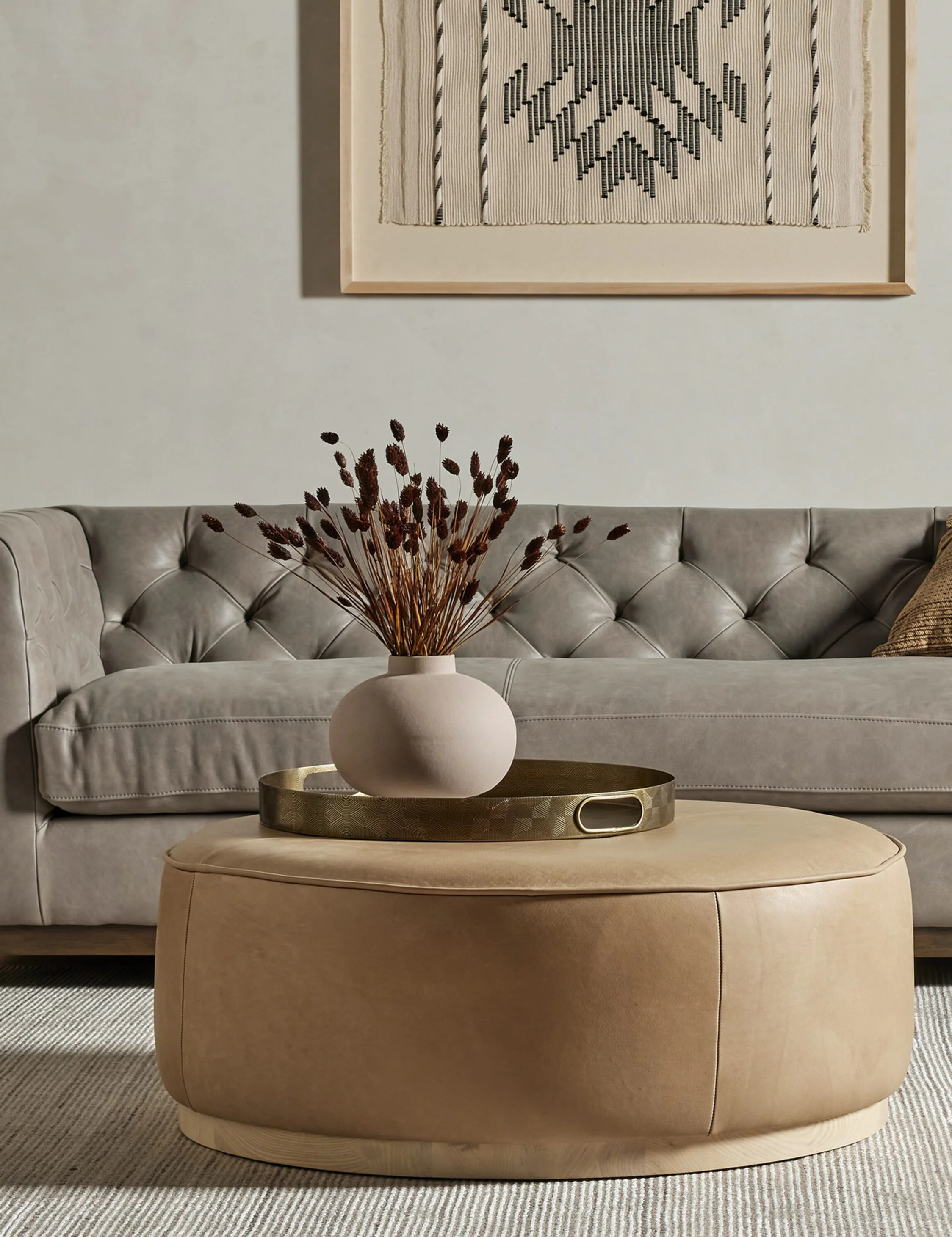Aldora Round Ottoman - Image 8