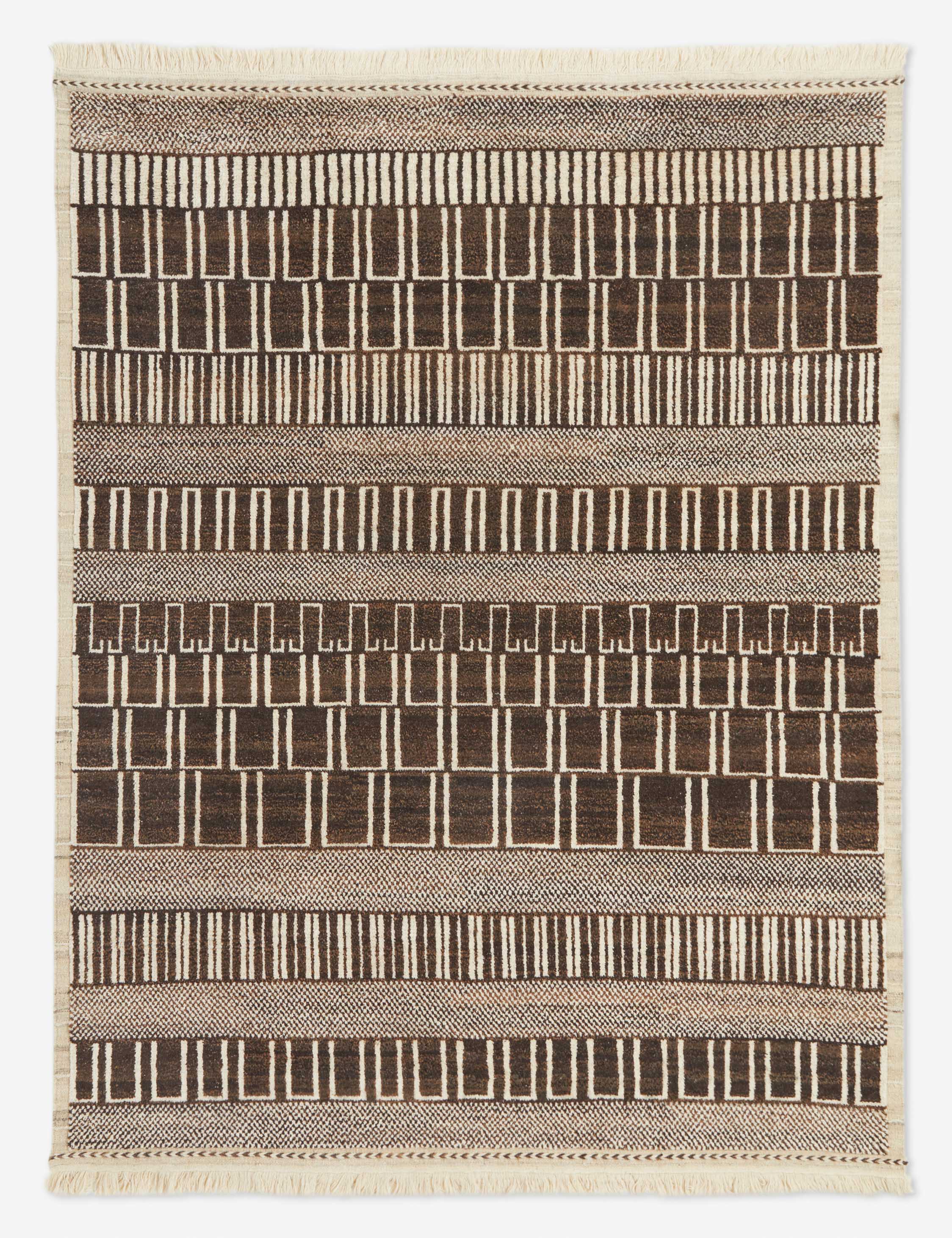 Allard Moroccan-Style Hand-Knotted Wool Rug - Image 2