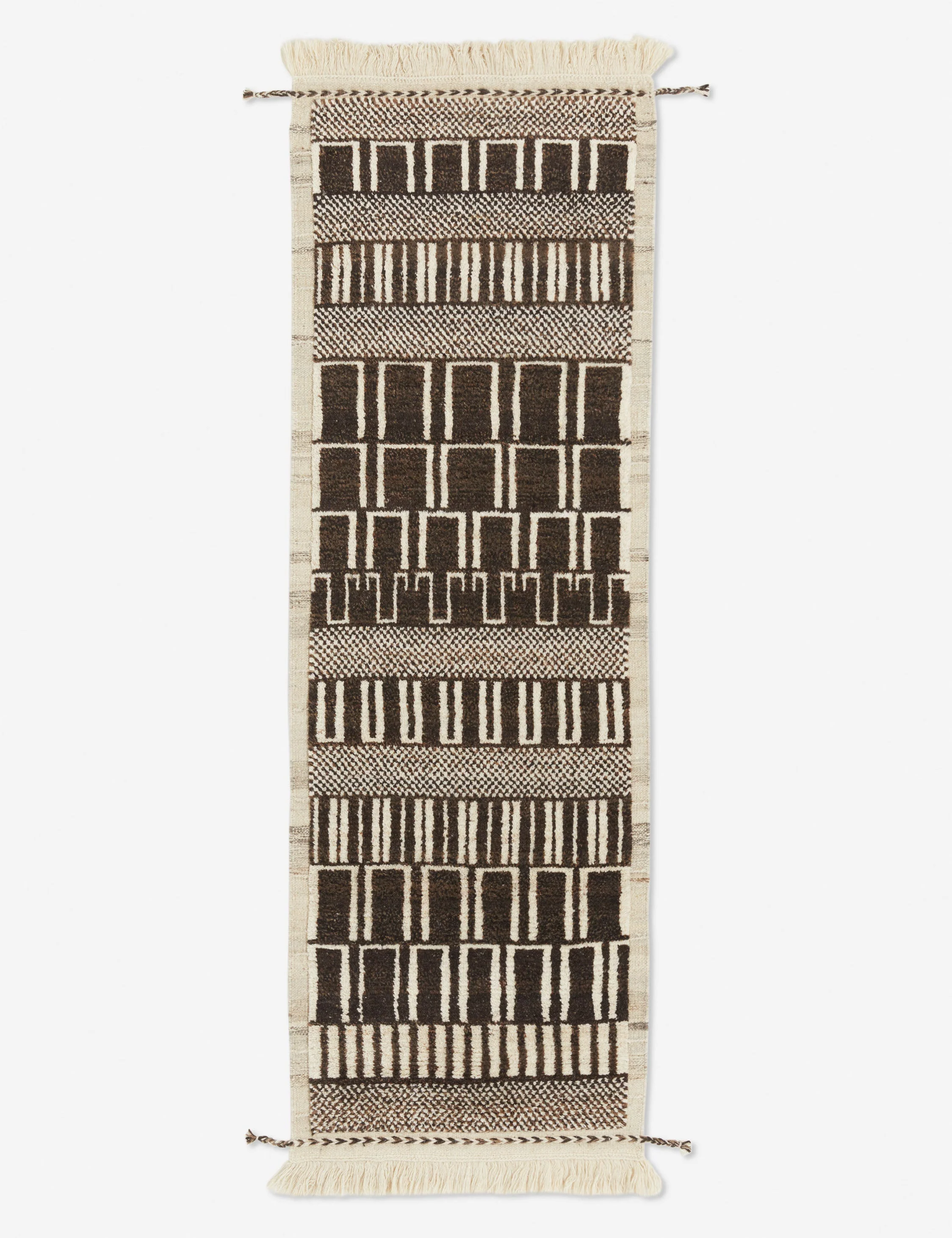 Allard Moroccan-Style Hand-Knotted Wool Rug Swatch - Image 5