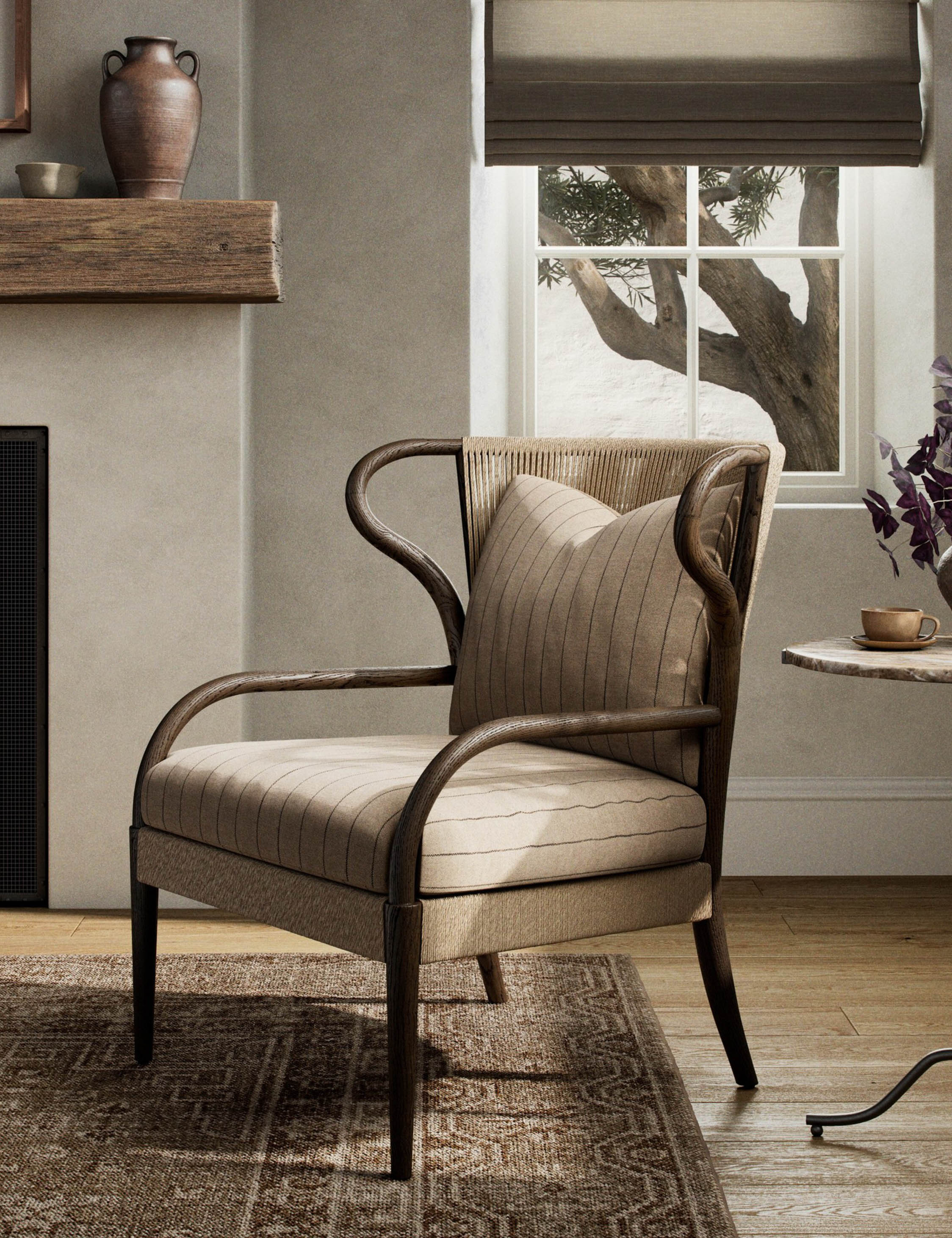 Amira Accent Chair by Amber Lewis x Four Hands - Image 6