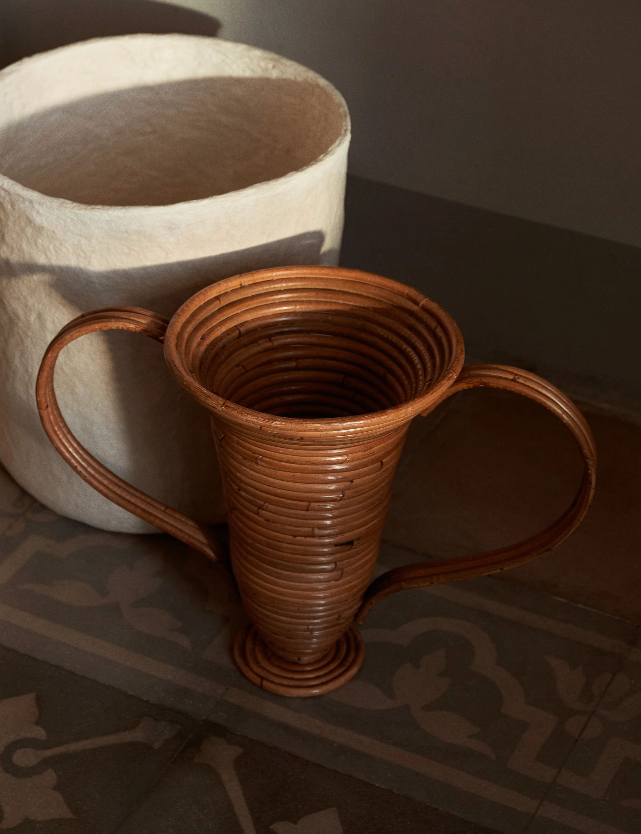 Amphora Decorative Rattan Vase by Ferm Living - Image 3