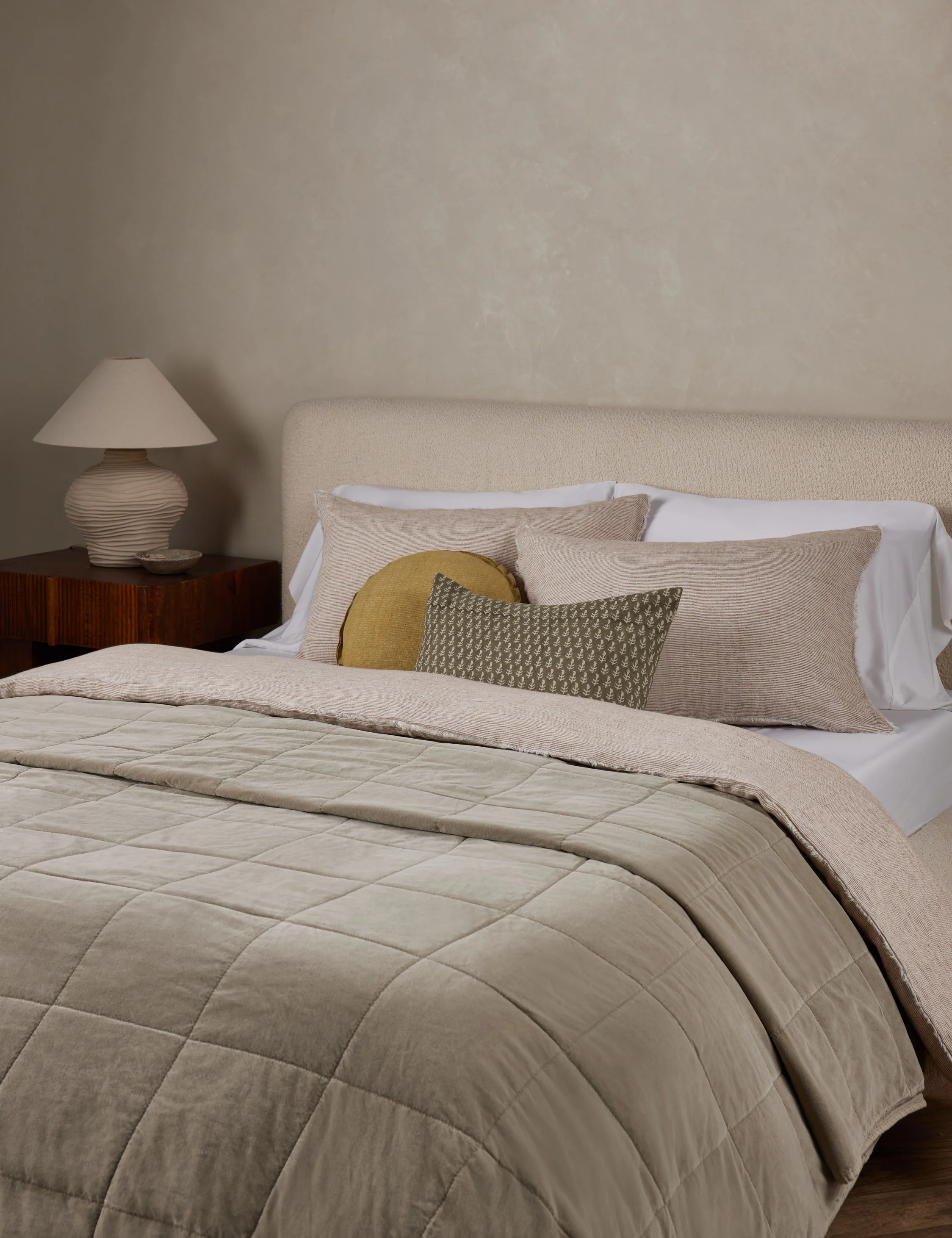 Amsterdam Cotton Velvet Coverlet by Pom Pom at Home