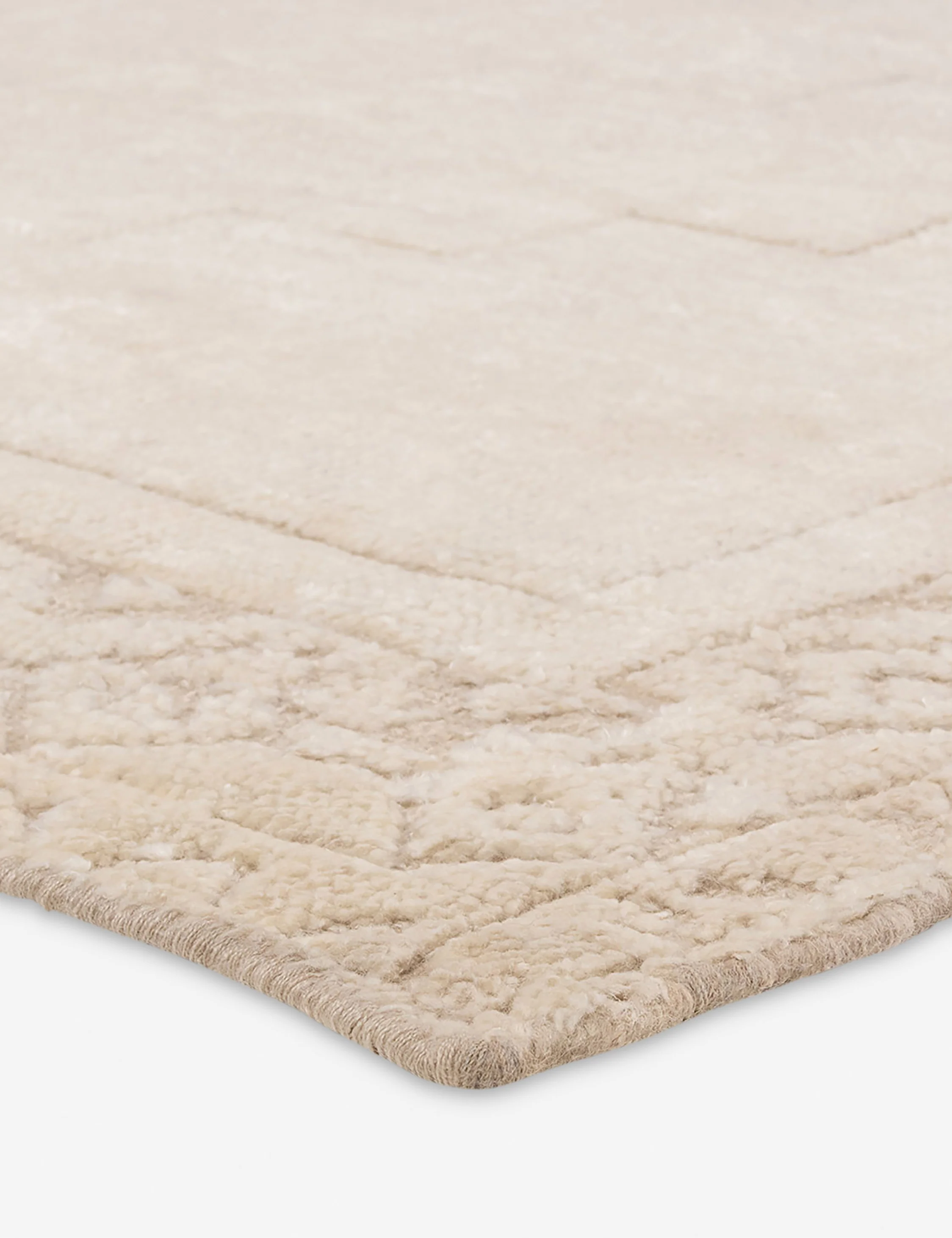 Ansa Hand-Knotted Wool-Blend Moroccan-Style Rug - Image 3