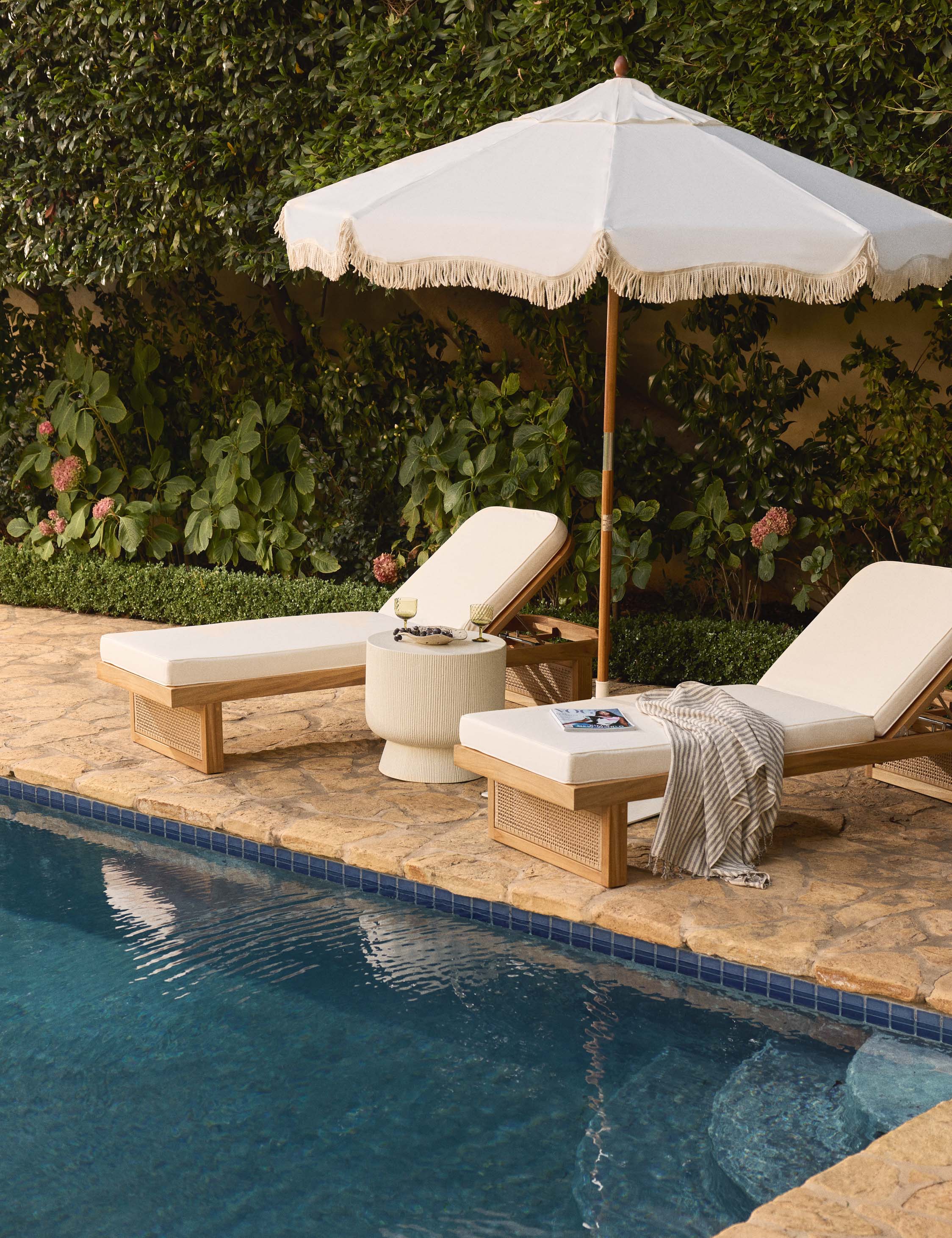 Anson Indoor / Outdoor Chaise - Image 2