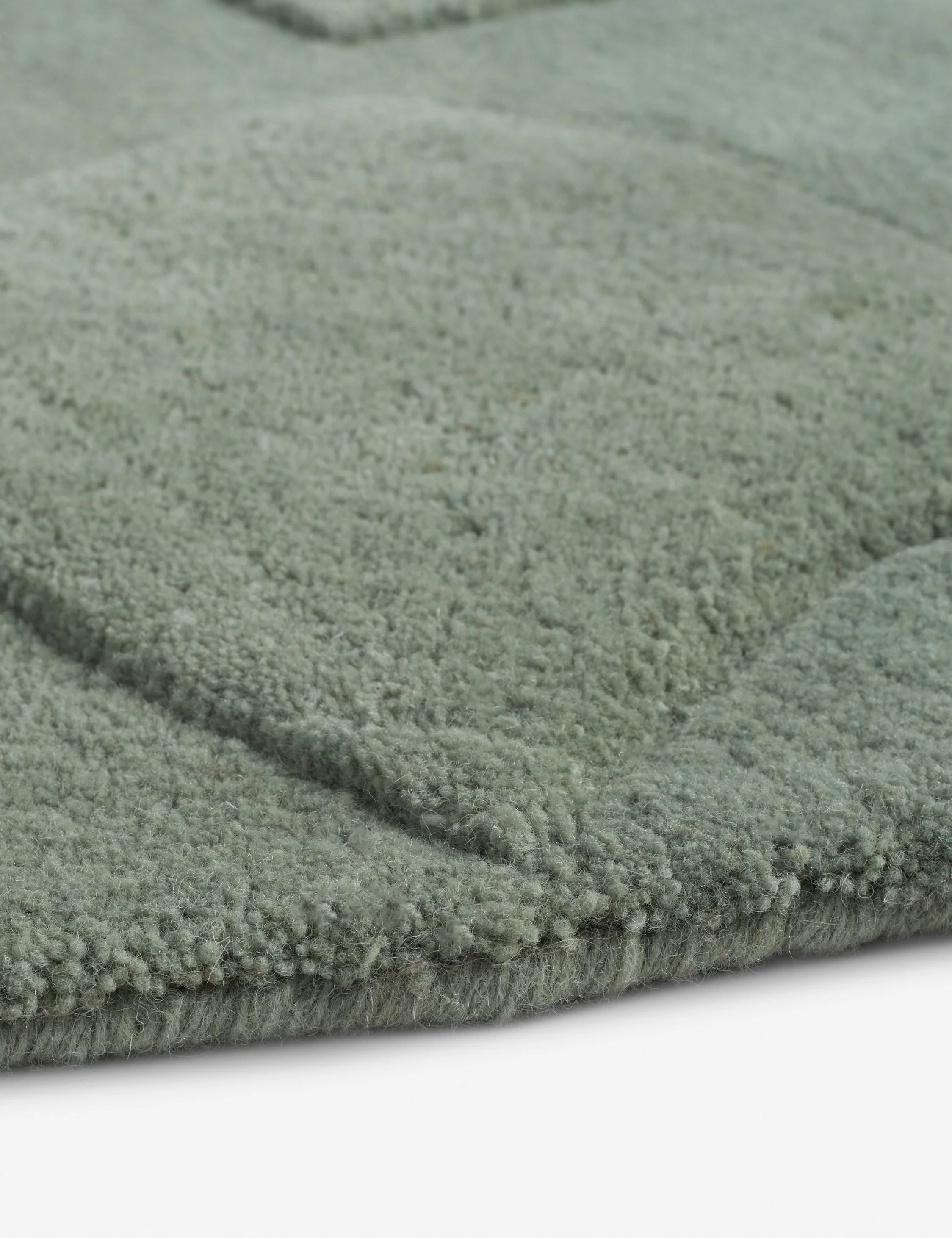 Ascani Hand-Tufted Wool Rug Swatch, Seafoam