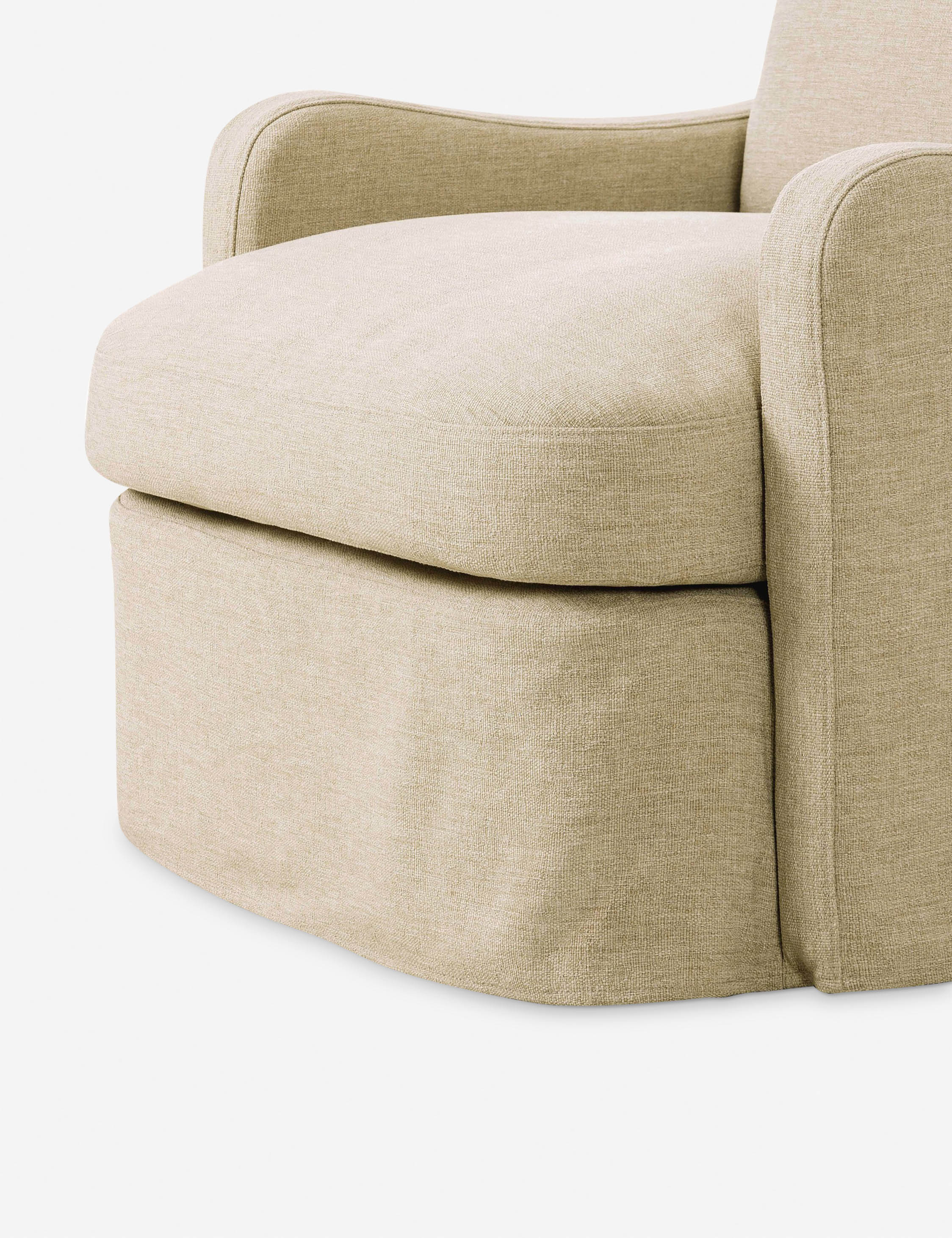 Aurelia Outdoor Swivel Chair by Amber Lewis x Four Hands - Image 7