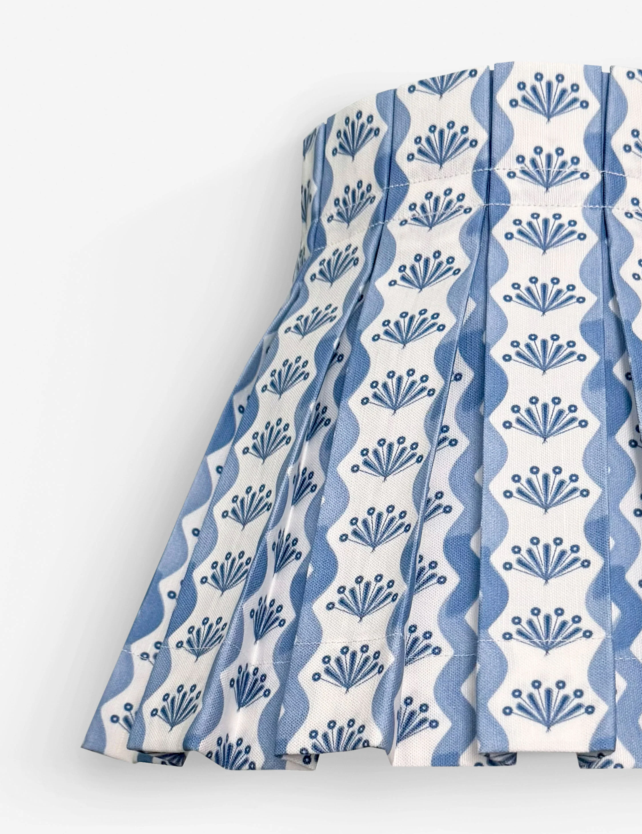 Baby Riviera Classic Box Pleat Lampshade by Cielle Home - Image 11