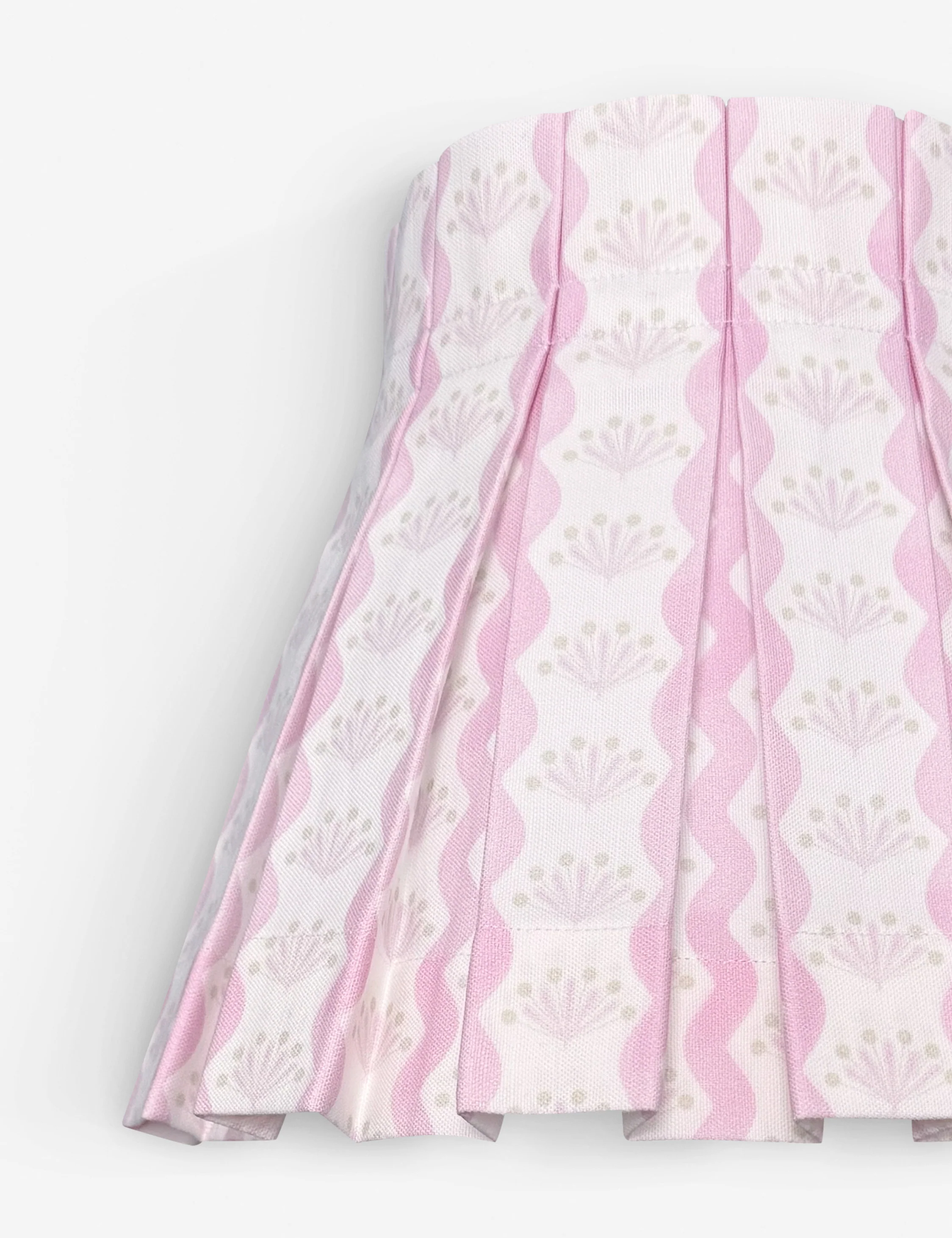 Baby Riviera Classic Box Pleat Lampshade by Cielle Home - Image 3