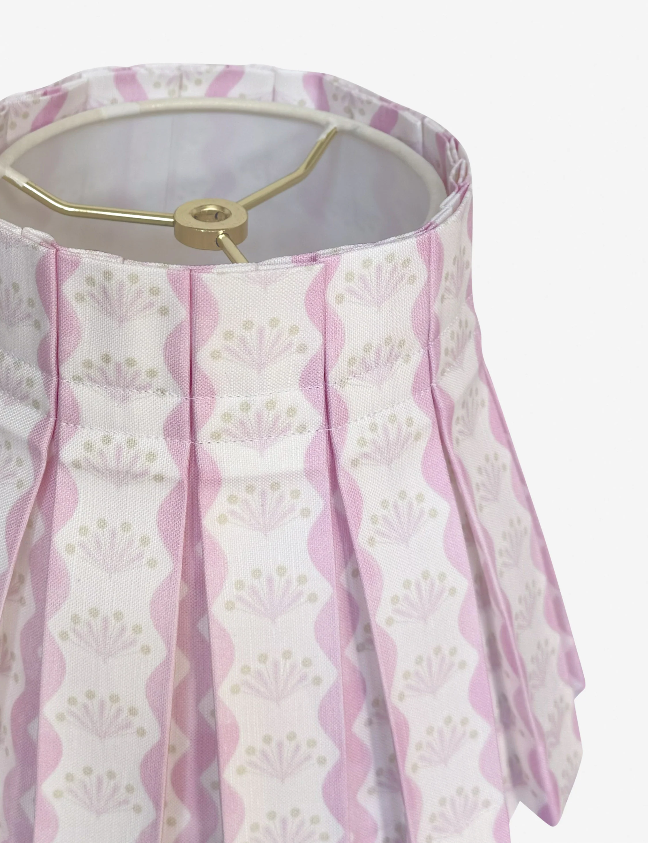 Baby Riviera Classic Box Pleat Lampshade by Cielle Home - Image 4