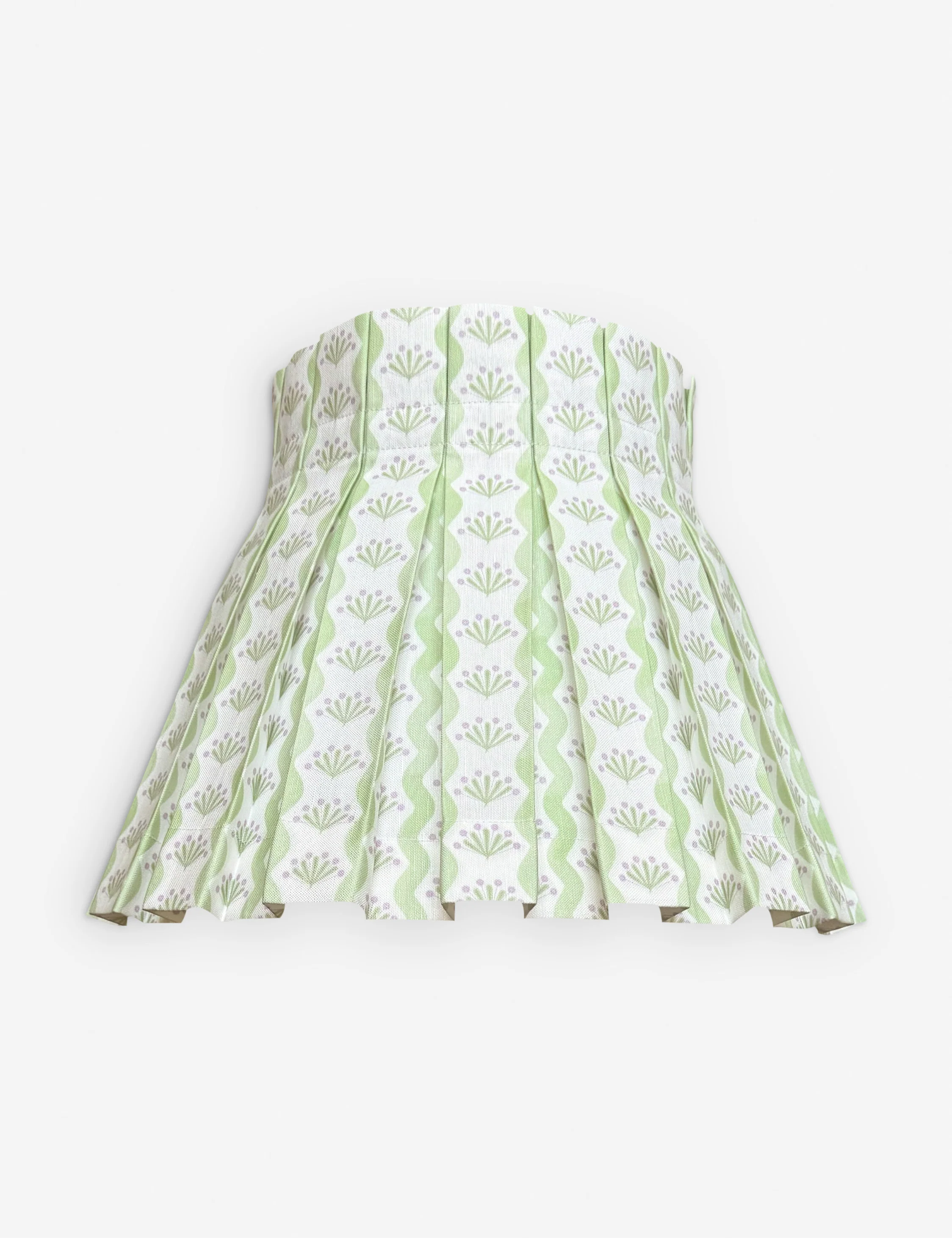 Baby Riviera Classic Box Pleat Lampshade by Cielle Home - Image 6