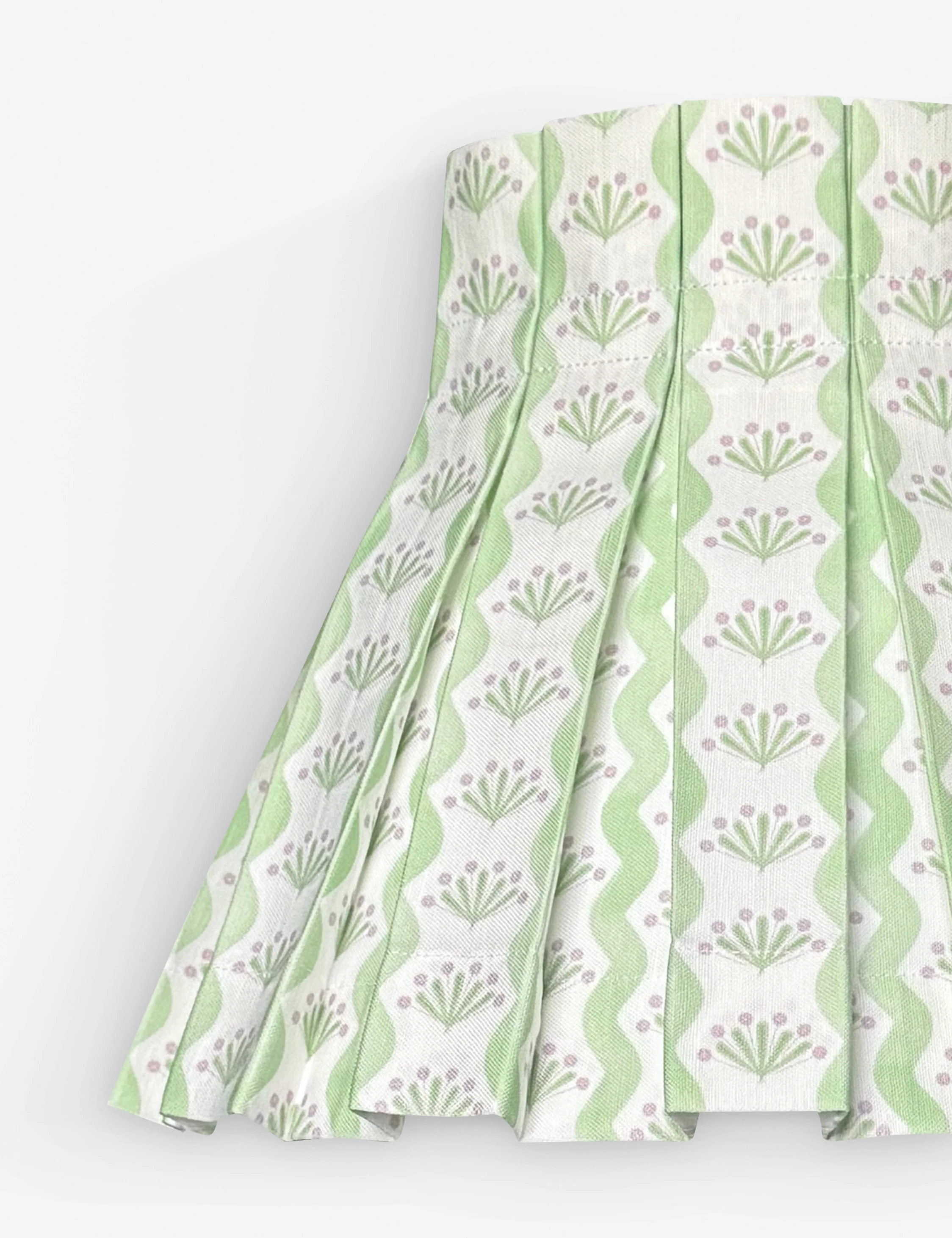 Baby Riviera Classic Box Pleat Lampshade by Cielle Home - Image 7