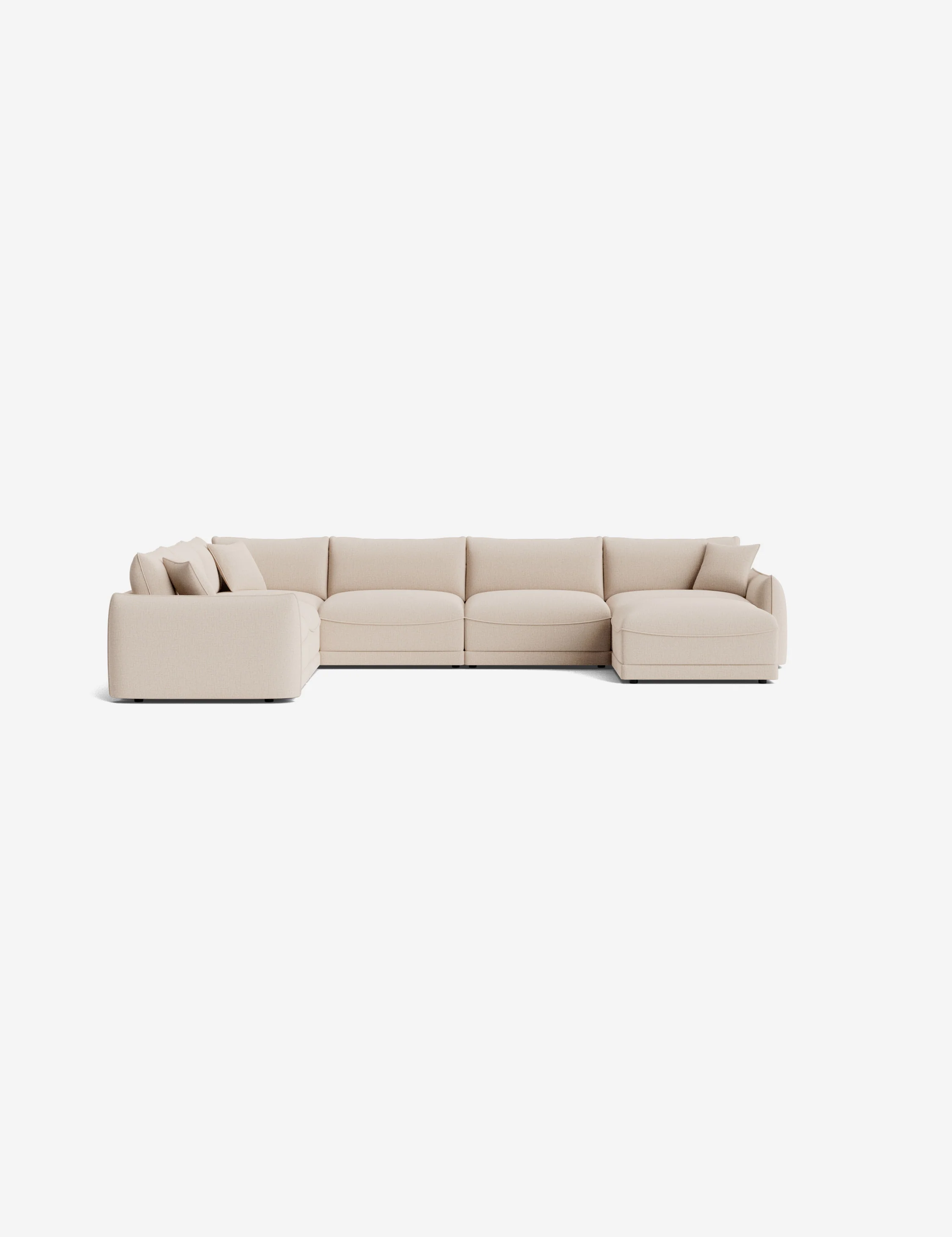 Balmer Modular Corner Sectional Sofa With Ottoman - Image 18