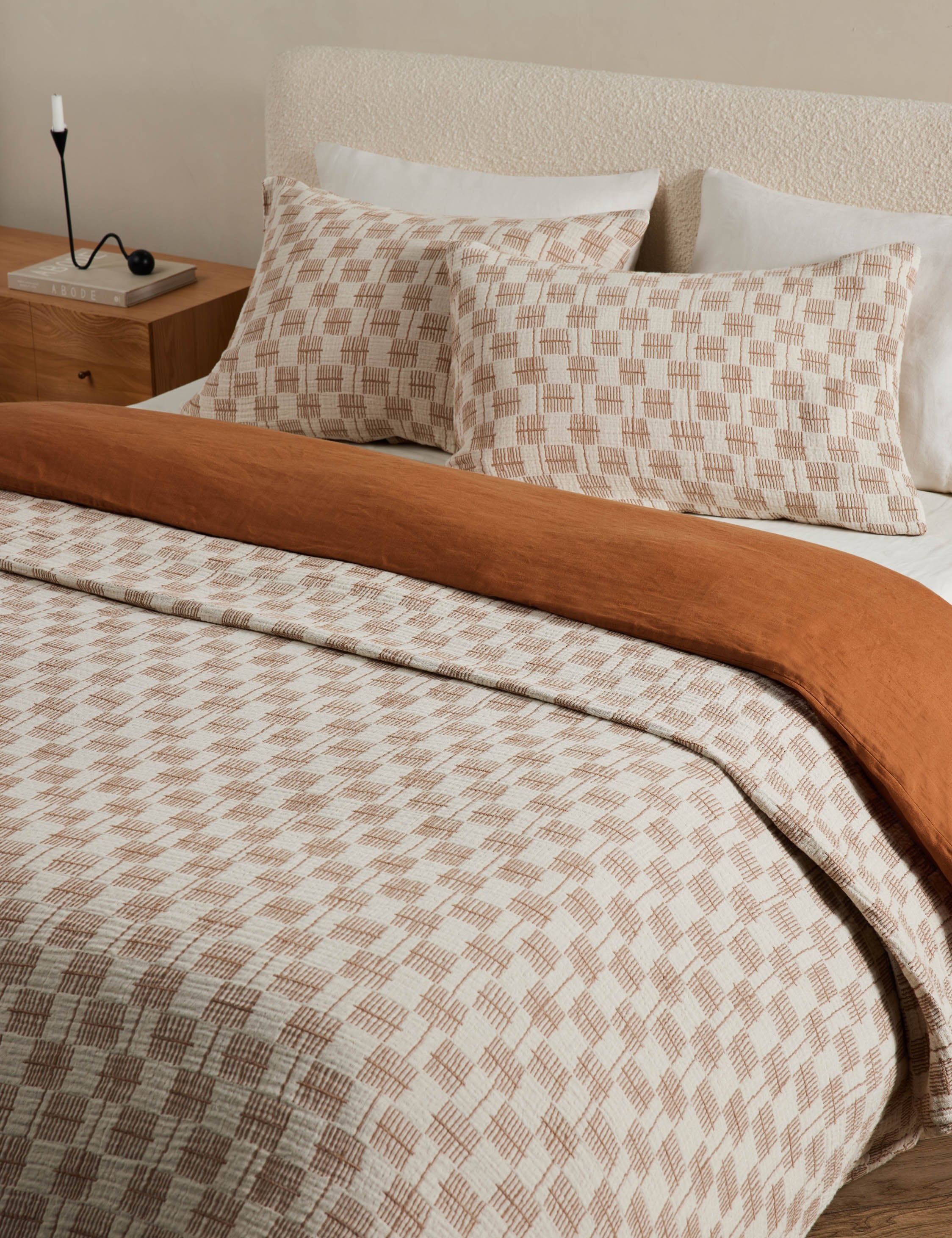 Basketweave Cotton Sham by Sarah Sherman Samuel