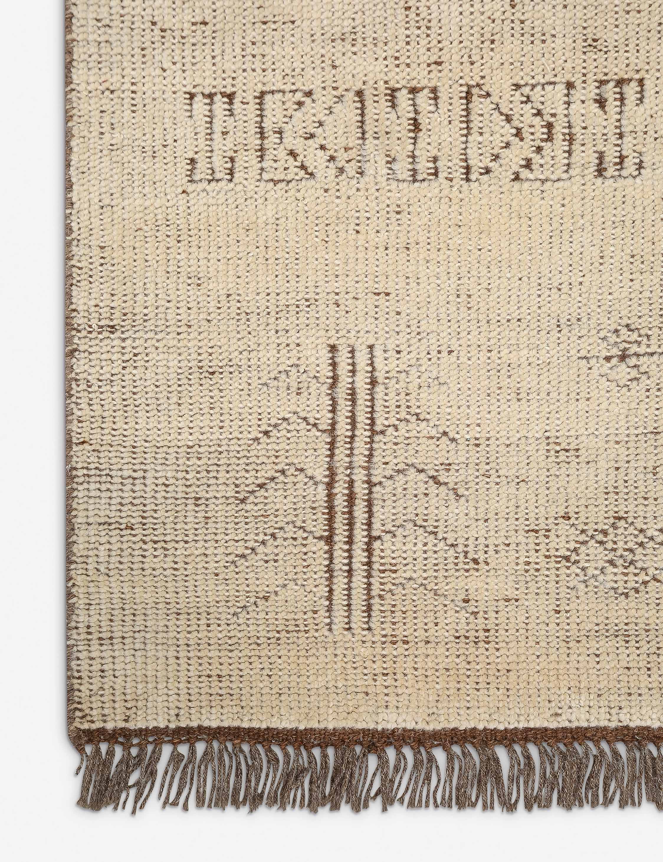 Belgian Hand-Knotted Wool Rug by Button Atelier x Co.House Designs - Image 5