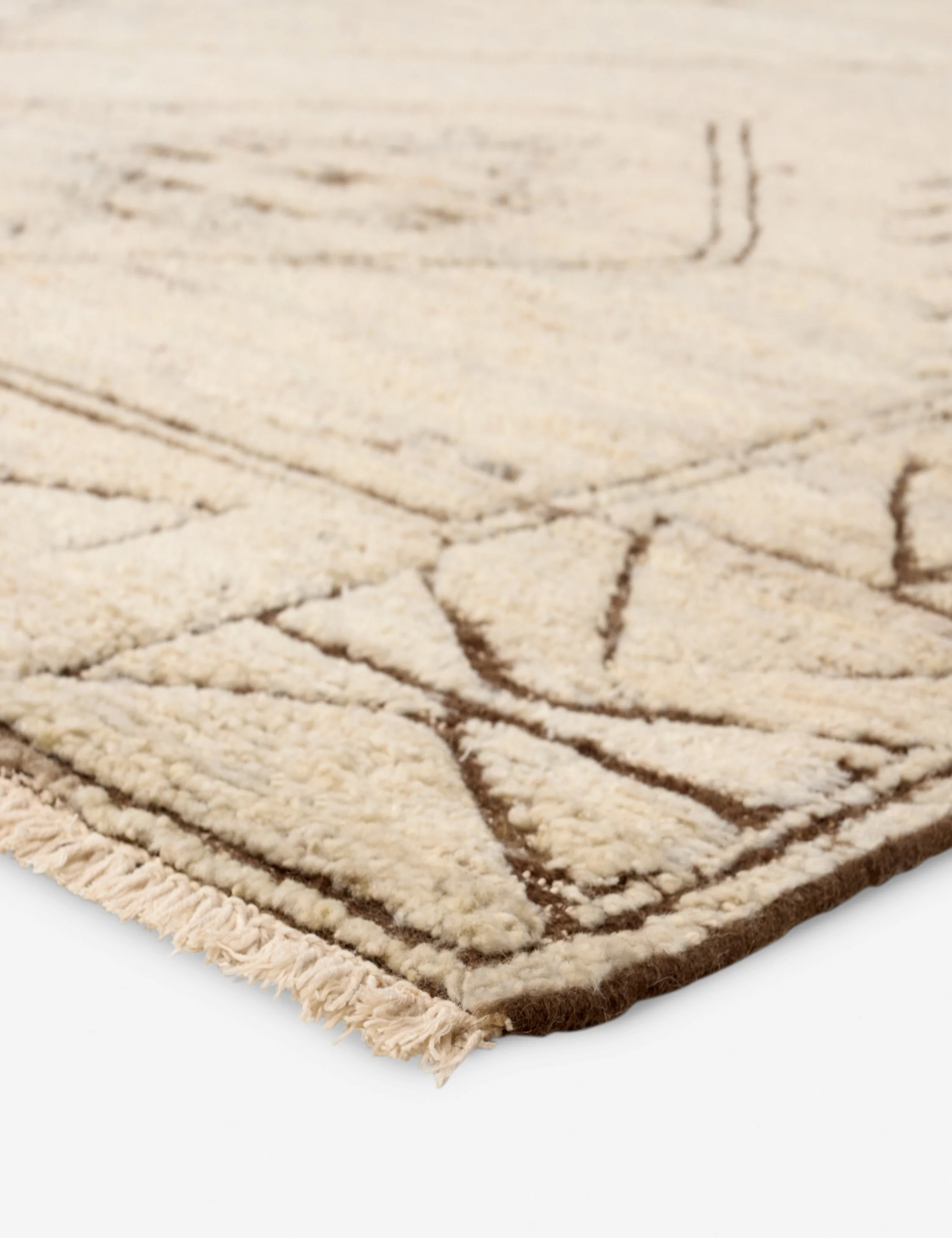 Bethia Hand-Knotted Wool Moroccan-Style Rug - Image 2