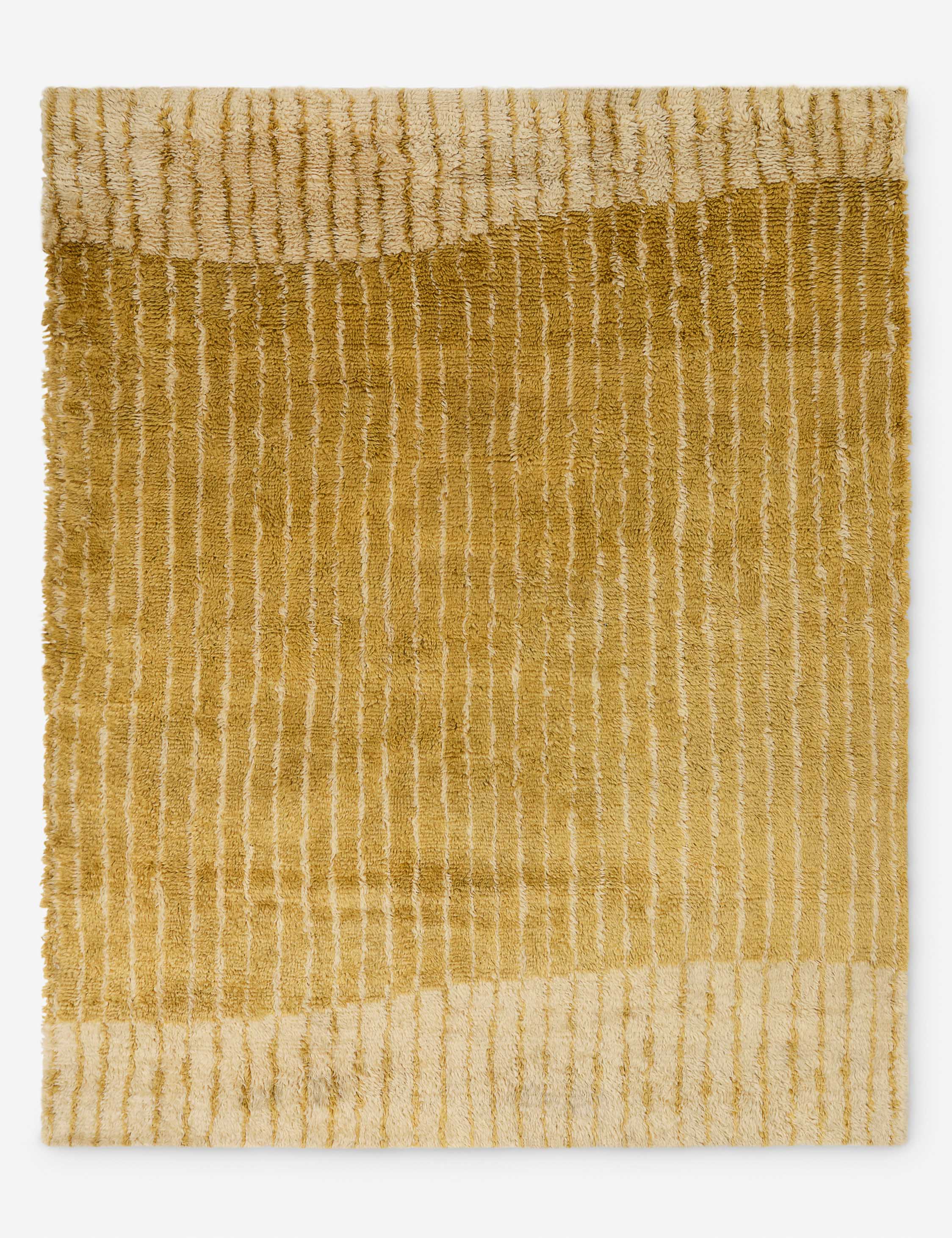 Bhari Hand-Knotted Wool Shag Rug Swatch - Image 5