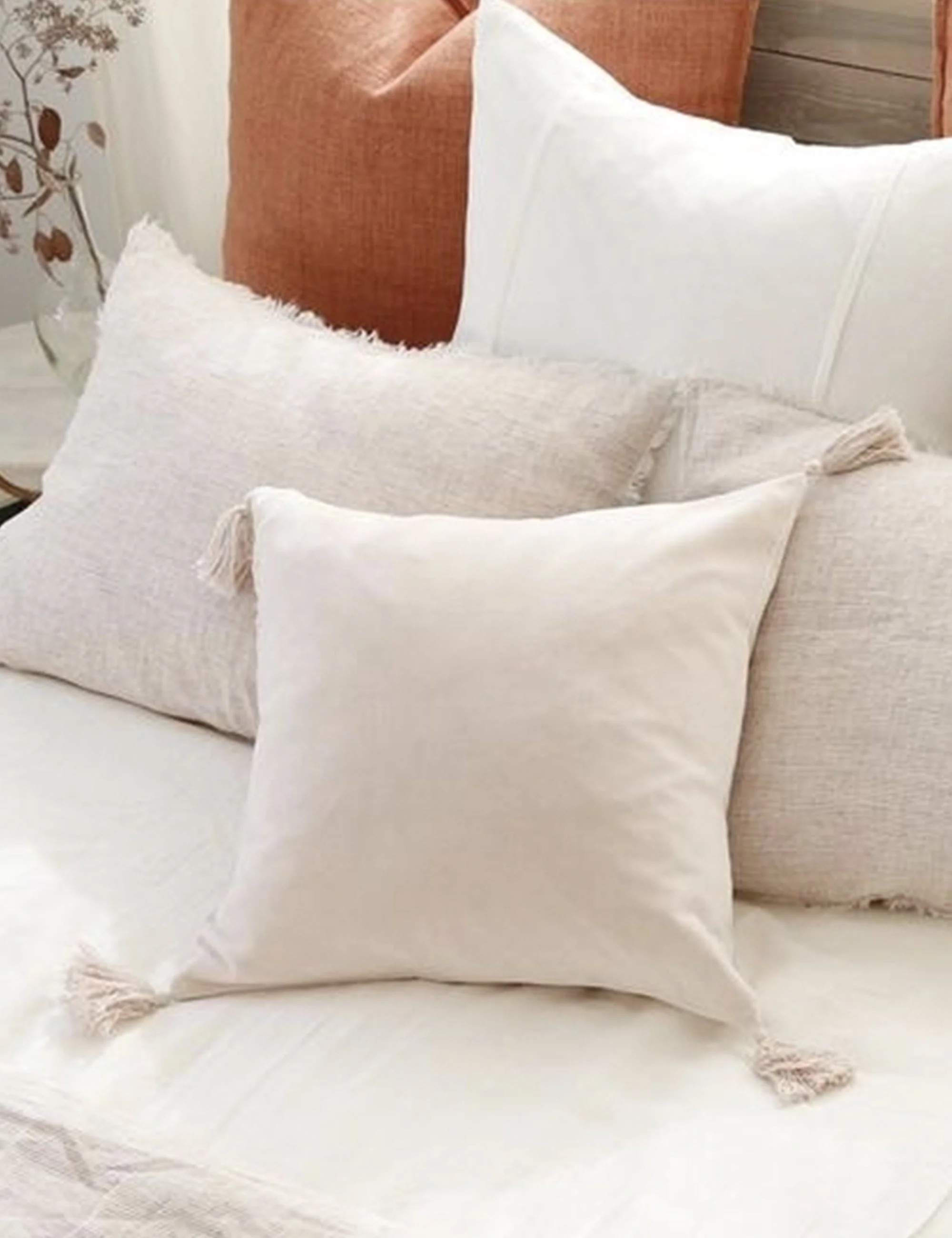 Bianca Velvet Pillow by Pom Pom at Home - Image 5