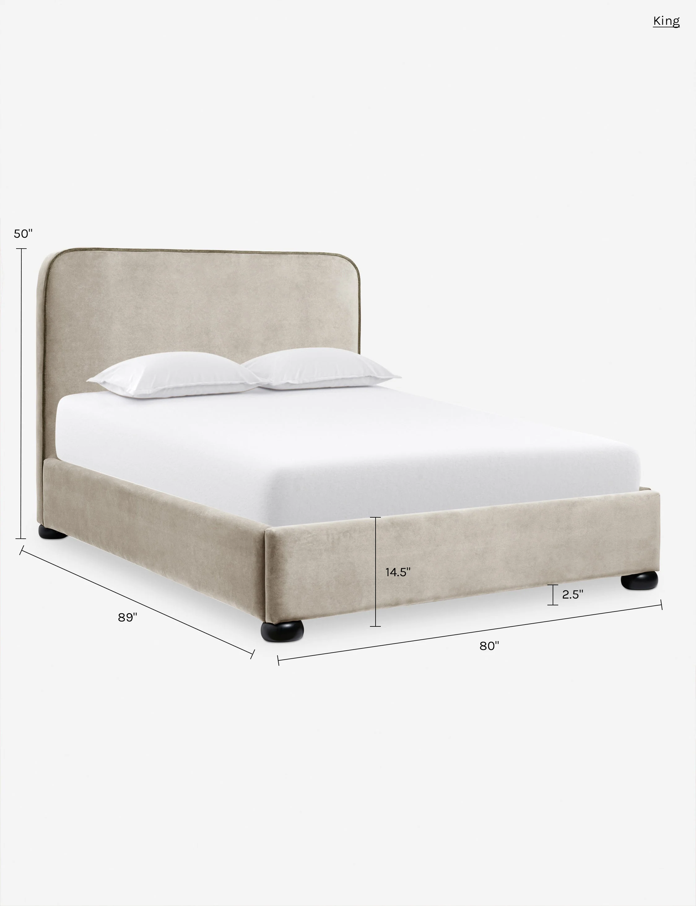 Bishop Platform Bed - Image 45