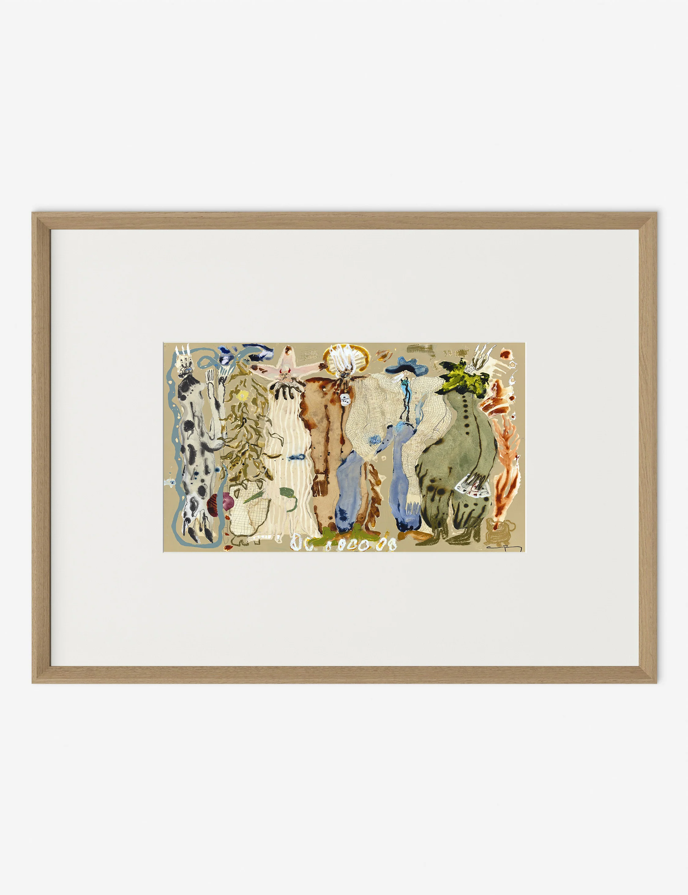 Blue Eyed Snake Woman Wall Art by Caroline Pinney - Image 3