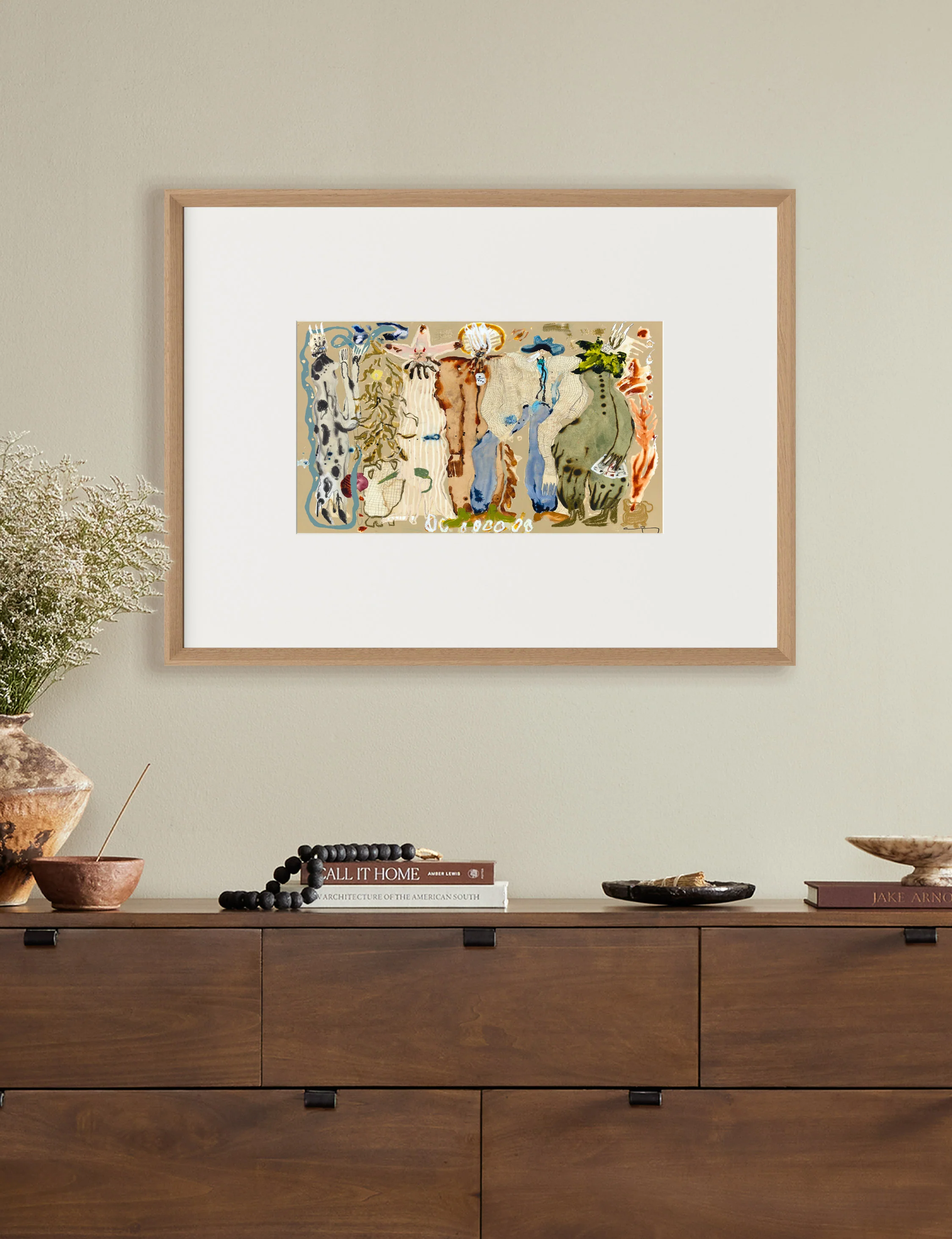 Blue Eyed Snake Woman Wall Art by Caroline Pinney - Image 5