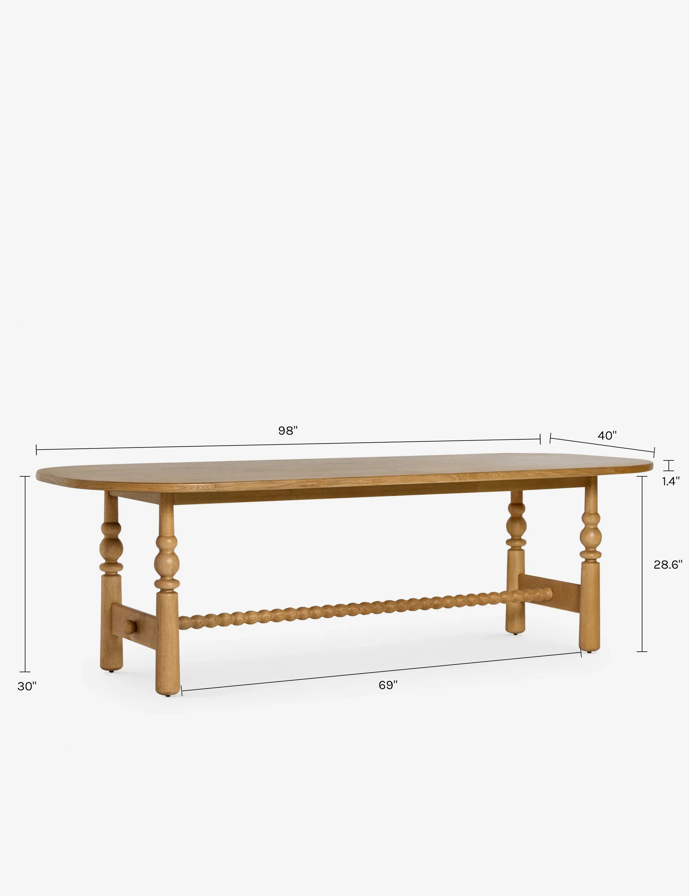 Blume Oval Dining Table - Image 30