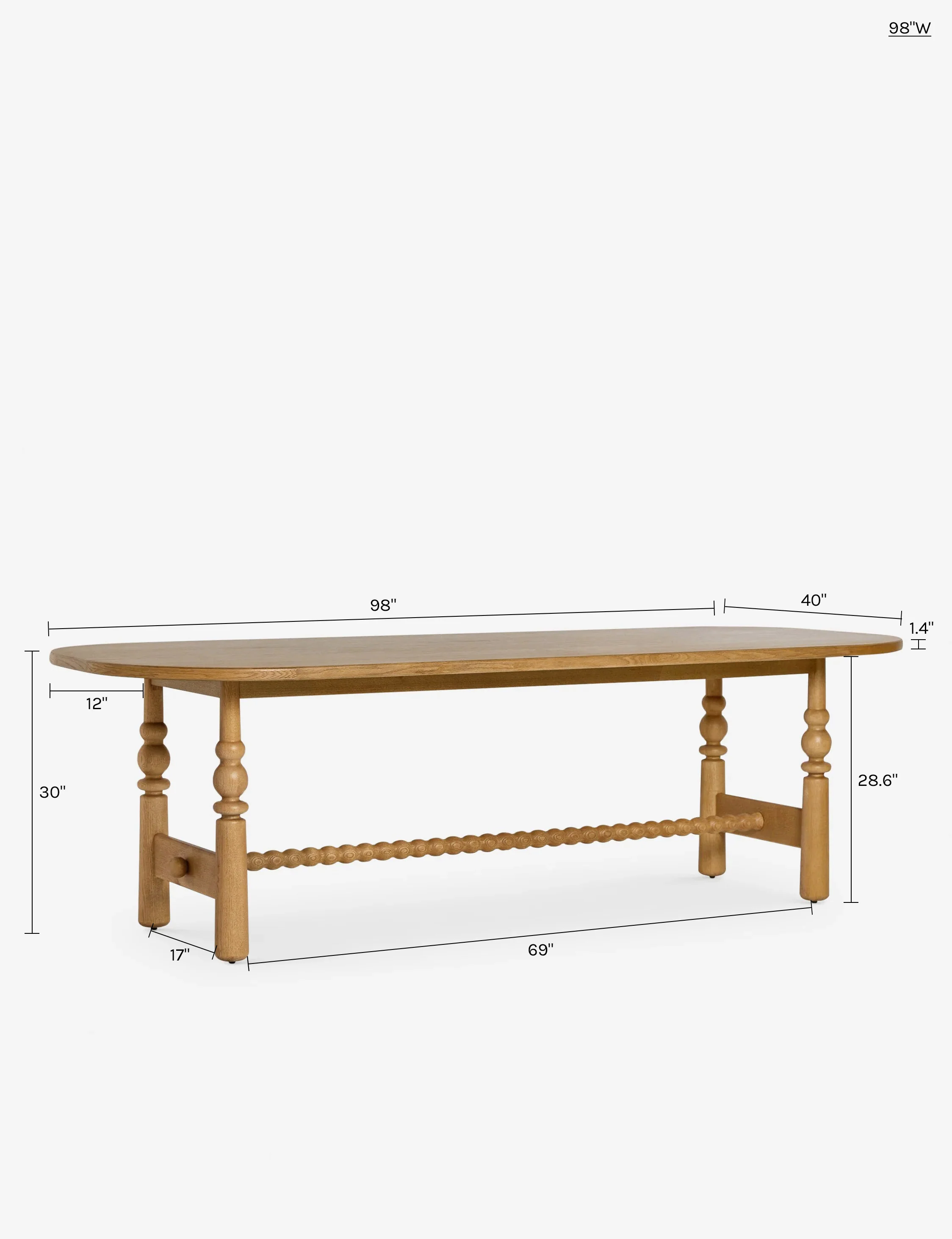 Blume Oval Dining Table - Image 31