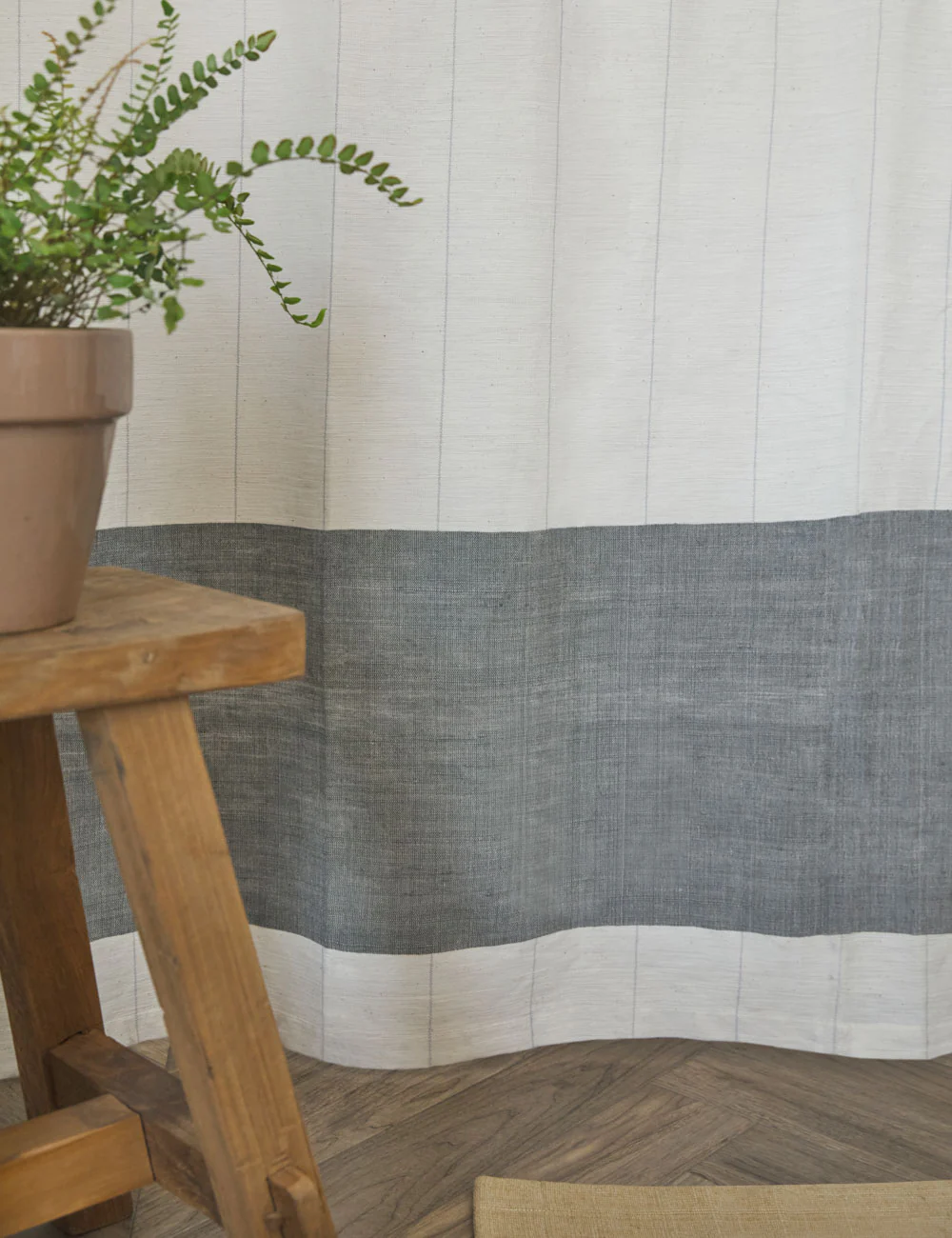Karo Shower Curtain by Bolé Road Textiles - Image 4