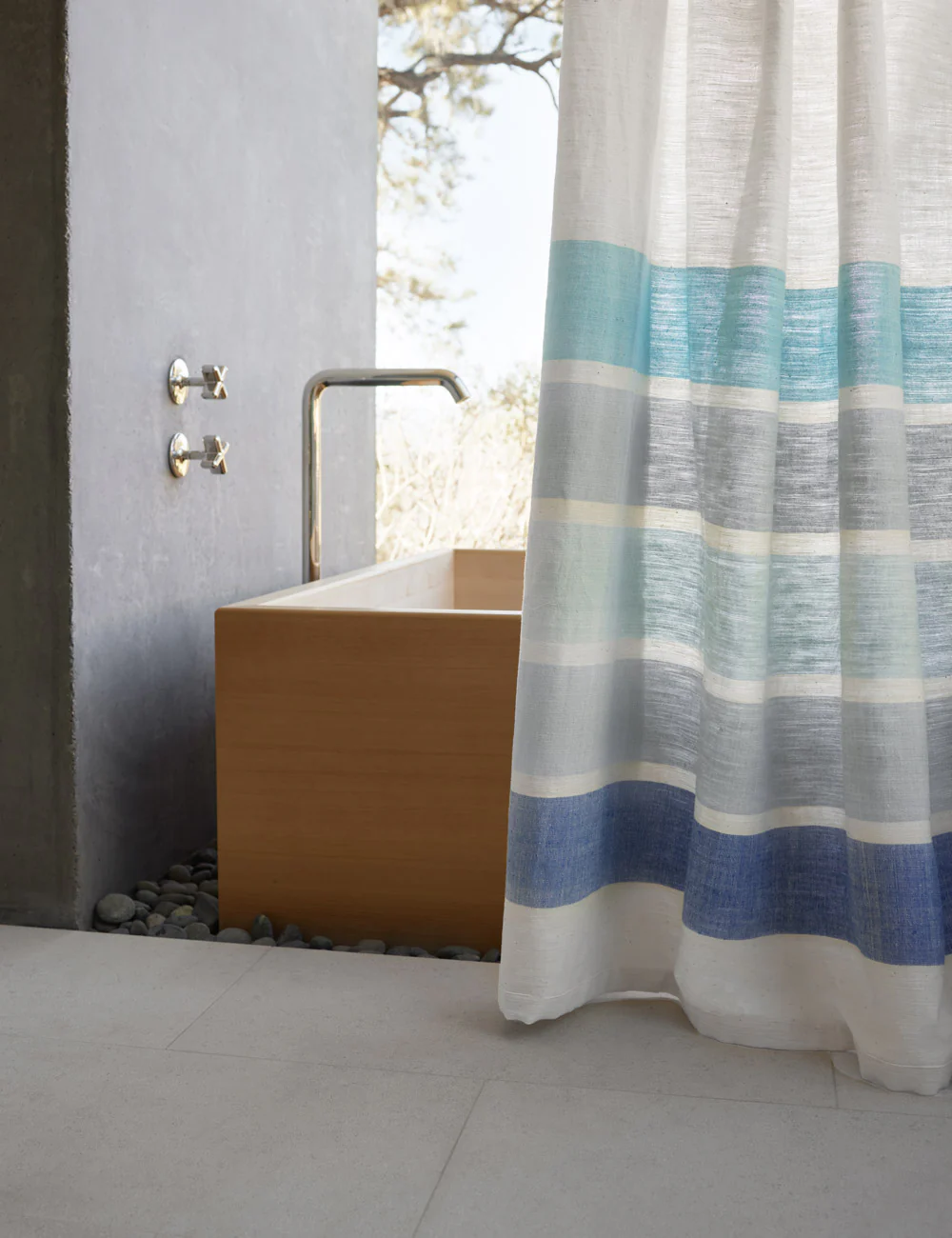 Omo Shower Curtain by Bolé Road Textiles - Image 2