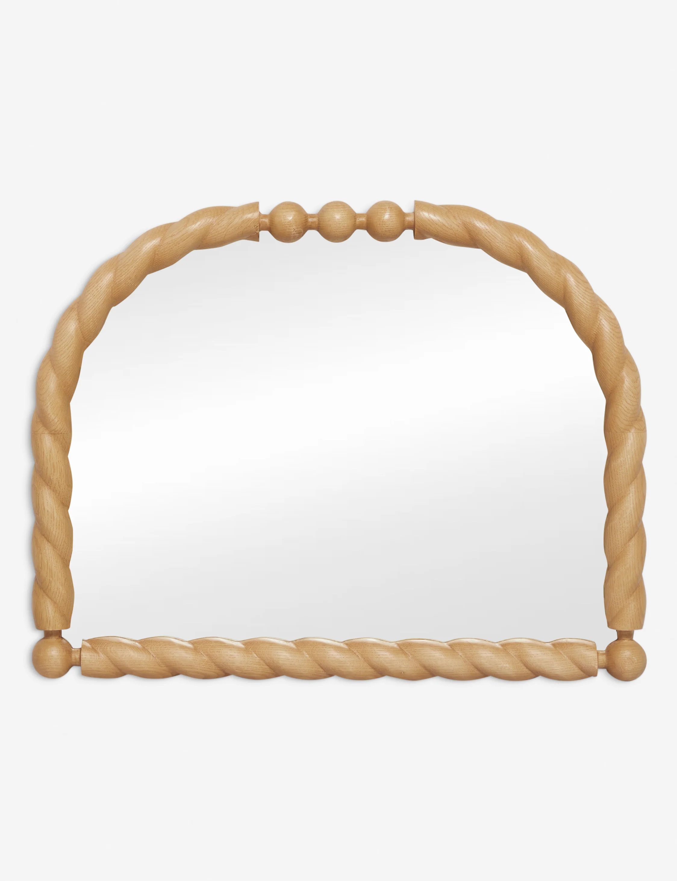 Braided Mantel Mirror by Sarah Sherman Samuel - Image 2