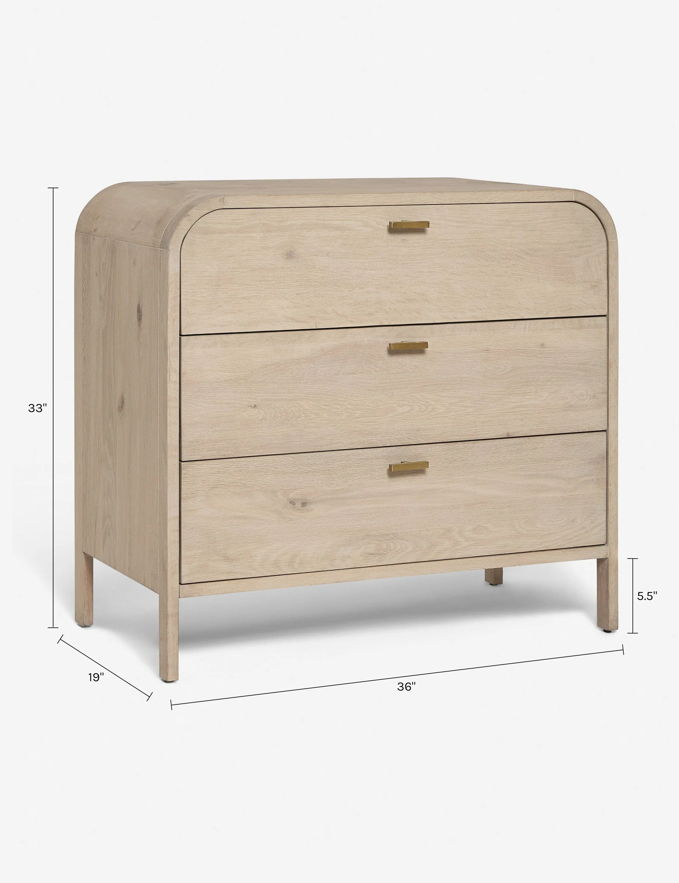 Brooke 3-Drawer Dresser - Image 14