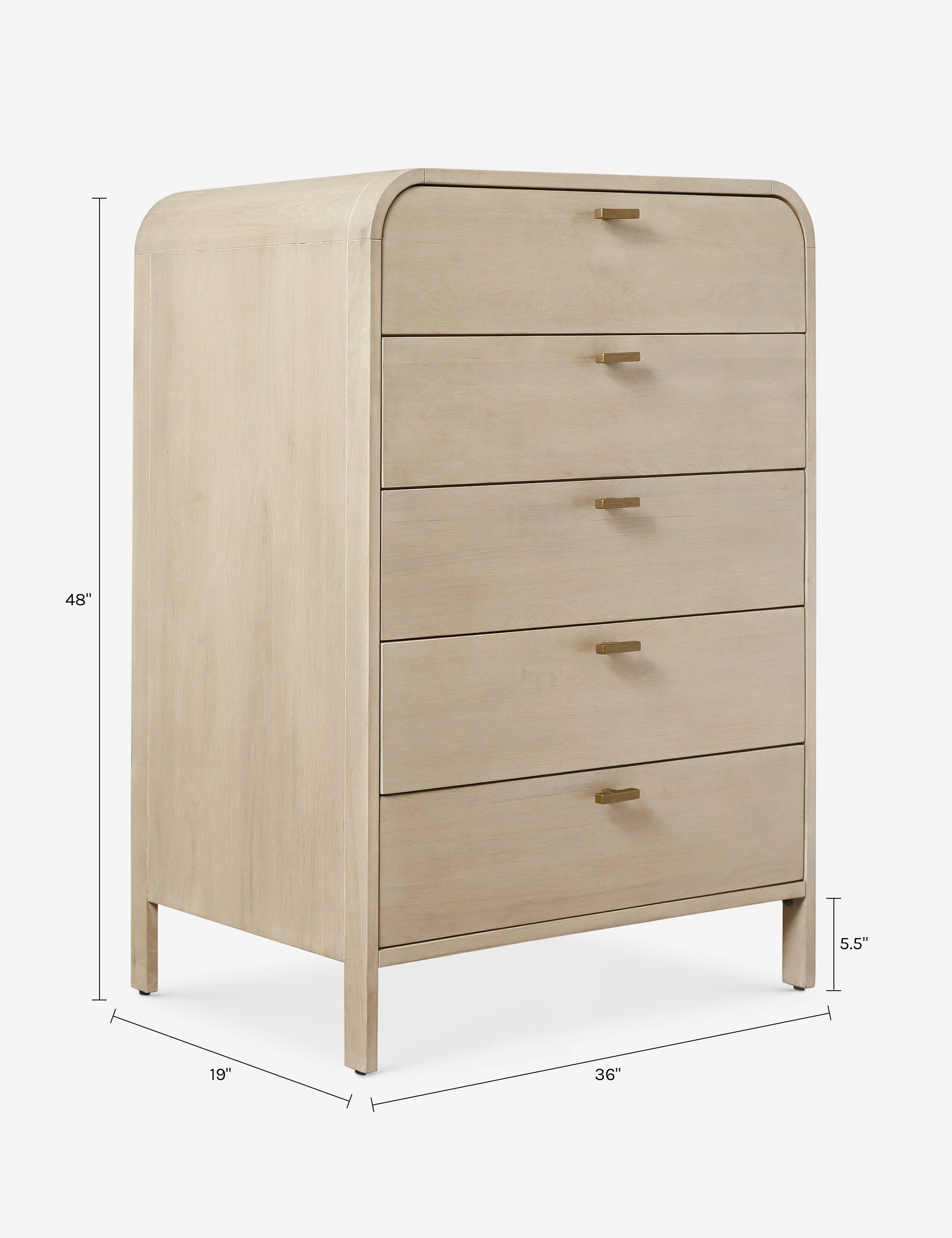 Brooke 5-Drawer Dresser - Image 13