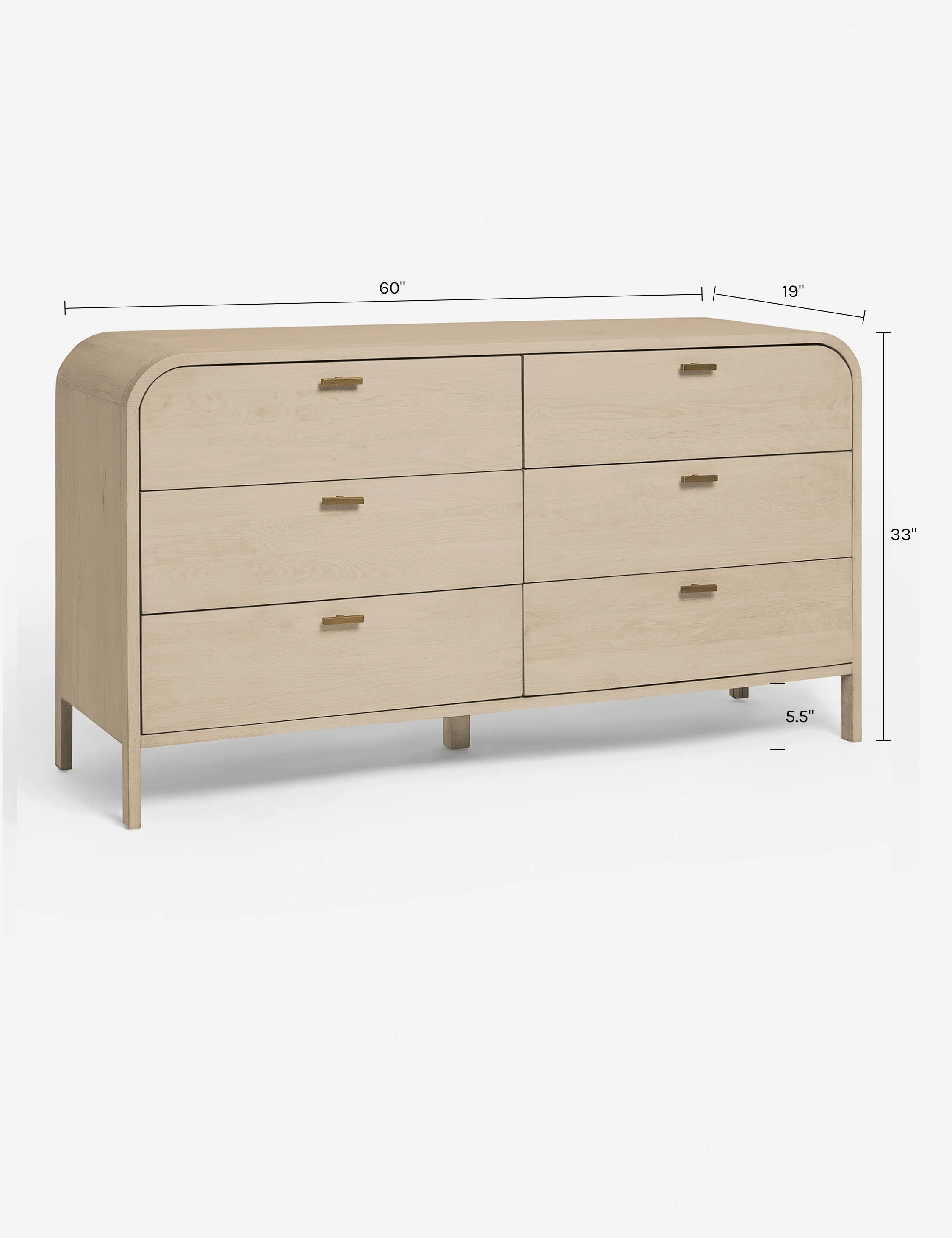 Brooke 6-Drawer Dresser - Image 15