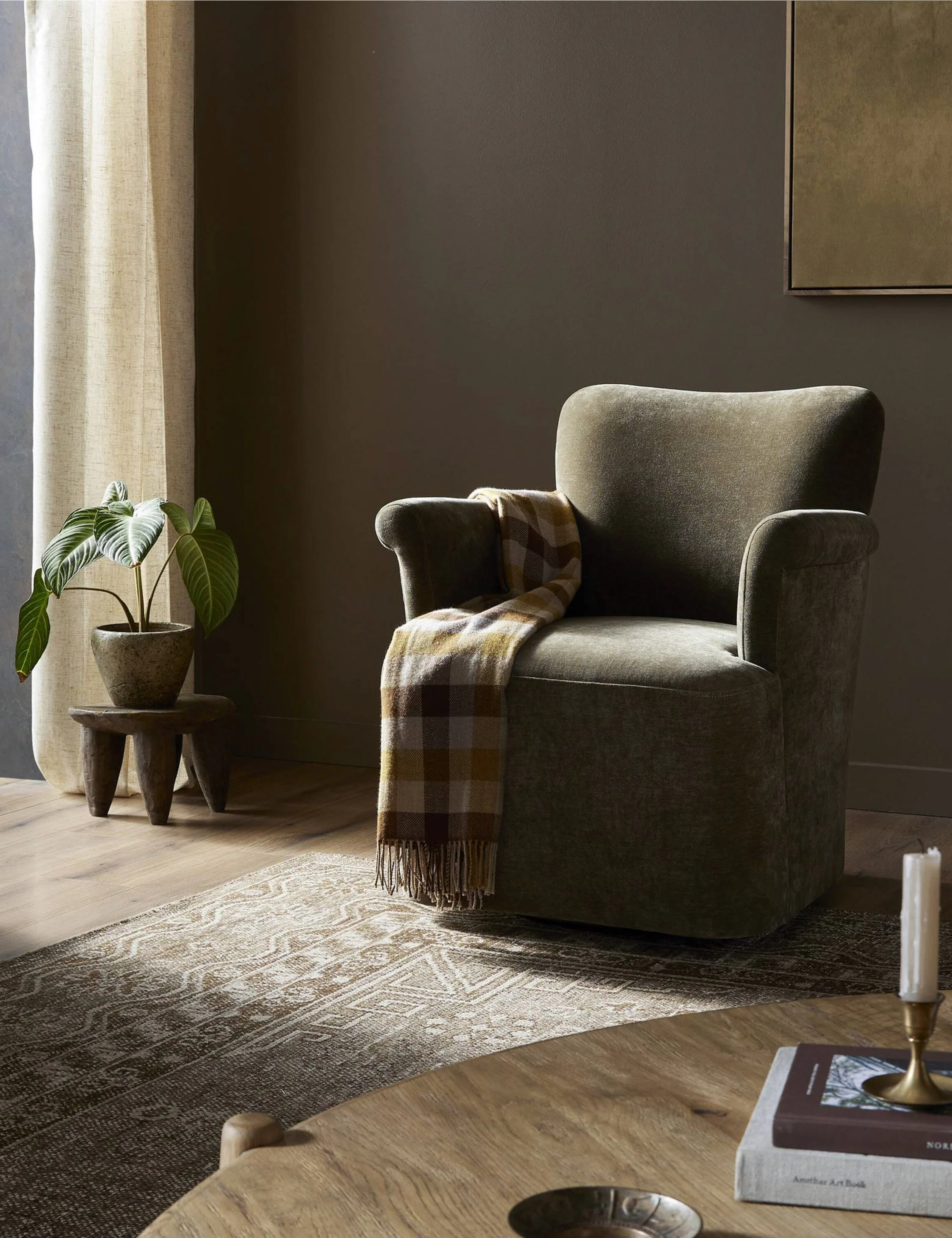 Camellia Swivel Chair by Amber Lewis x Four Hands - Image 14