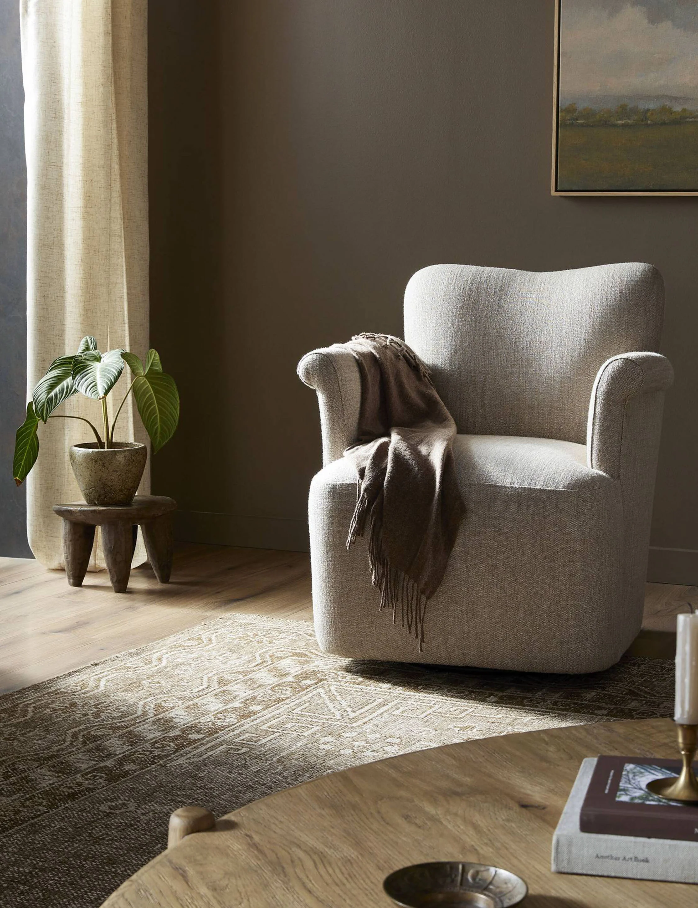 Camellia Swivel Chair by Amber Lewis x Four Hands - Image 2