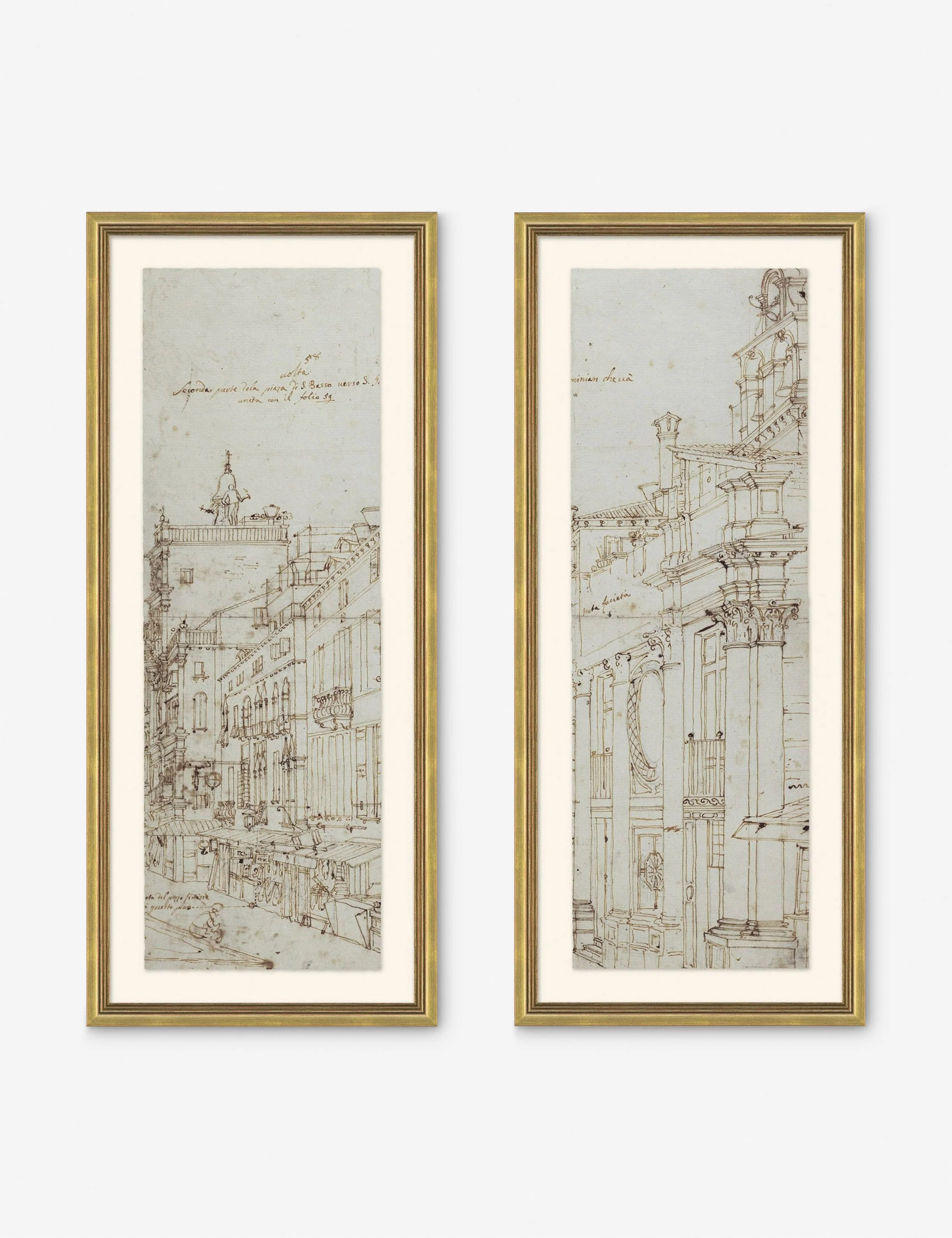Canaletto Drawing Prints (Set of 2) - Image 2