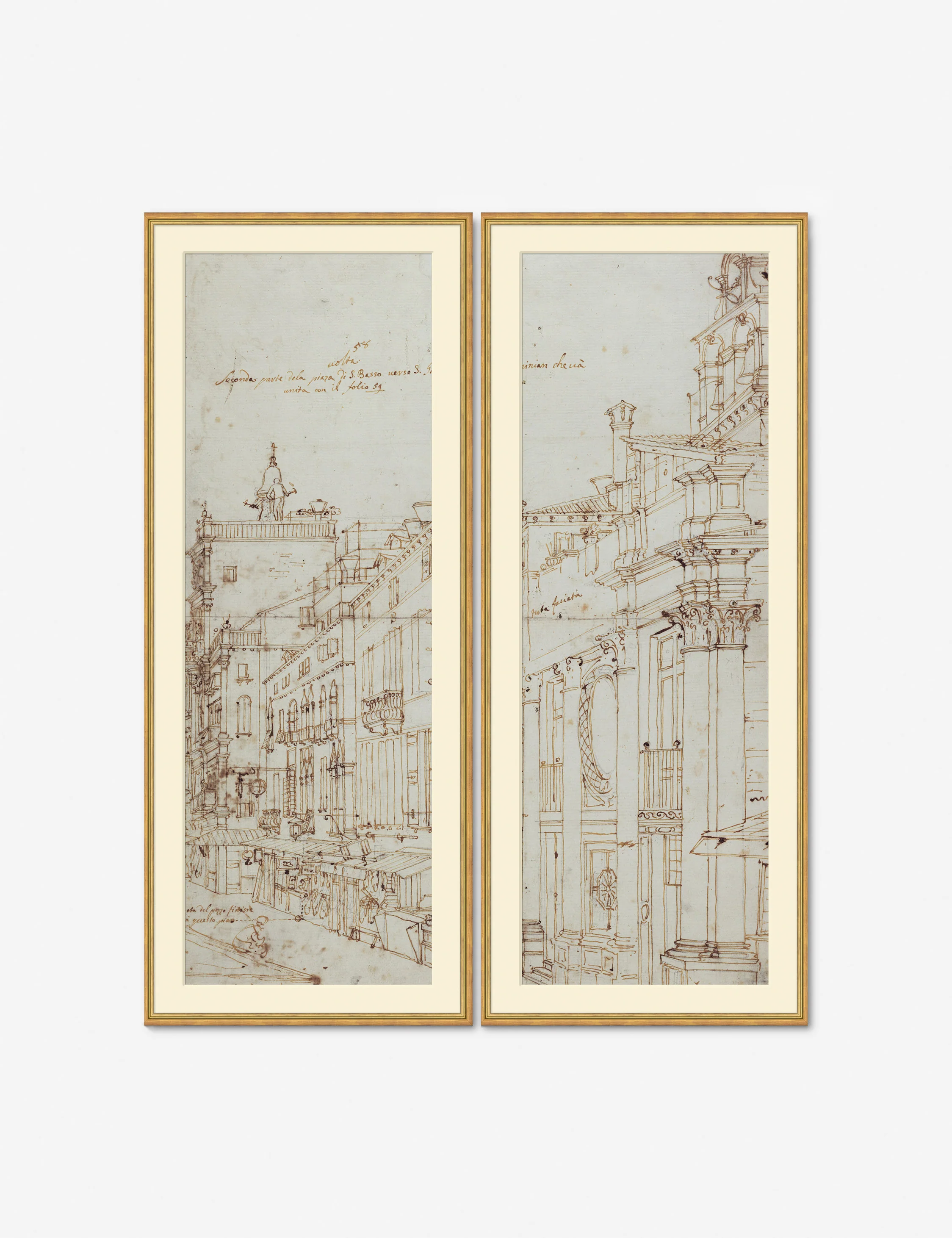 Canaletto Drawing Prints (Set of 2) - Image 5