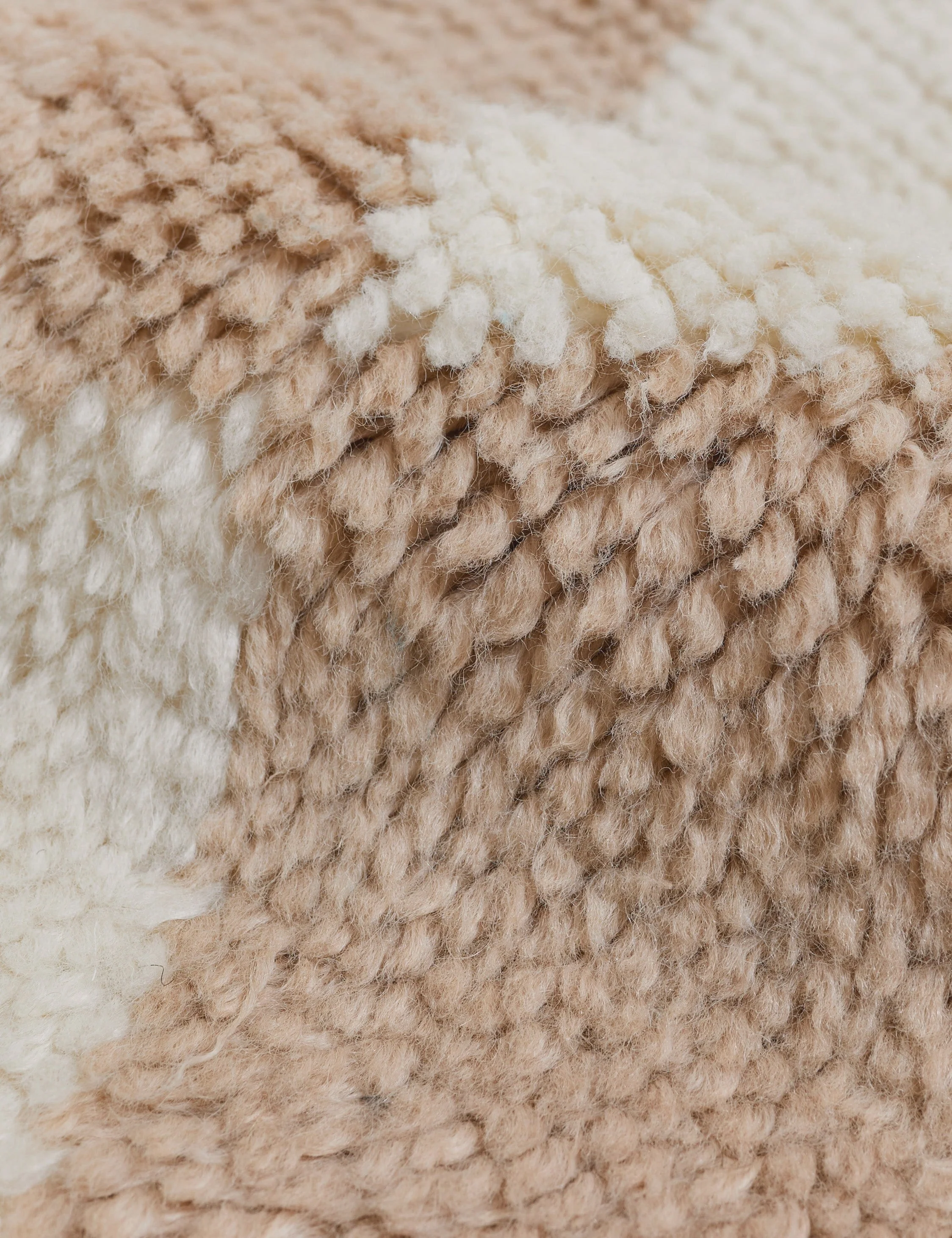 Cariad Hand-Knotted Wool Moroccan Shag Rug Swatch 18" x 18" - Image 13