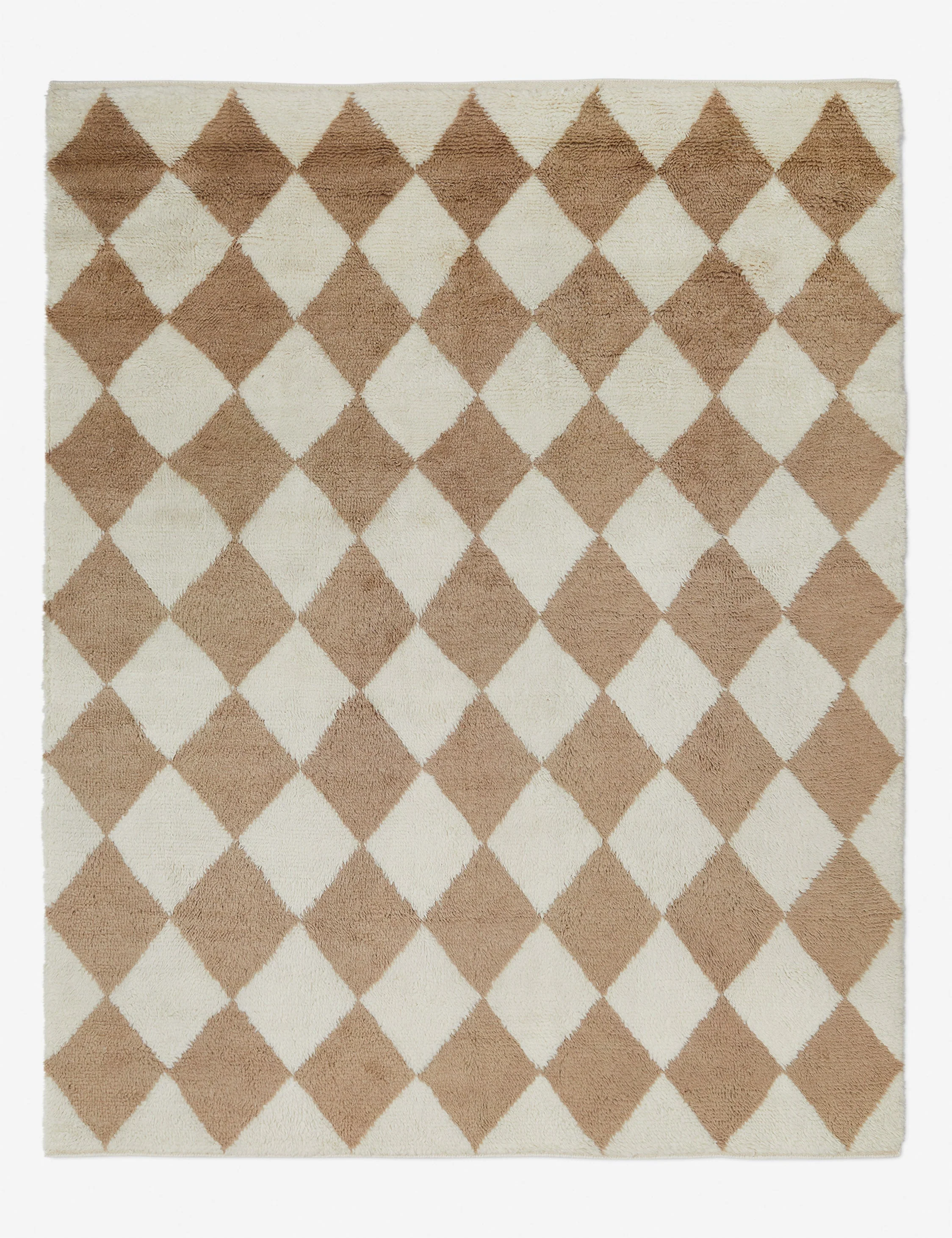 Cariad Hand-Knotted Wool Moroccan Shag Rug Swatch 18" x 18" - Image 4