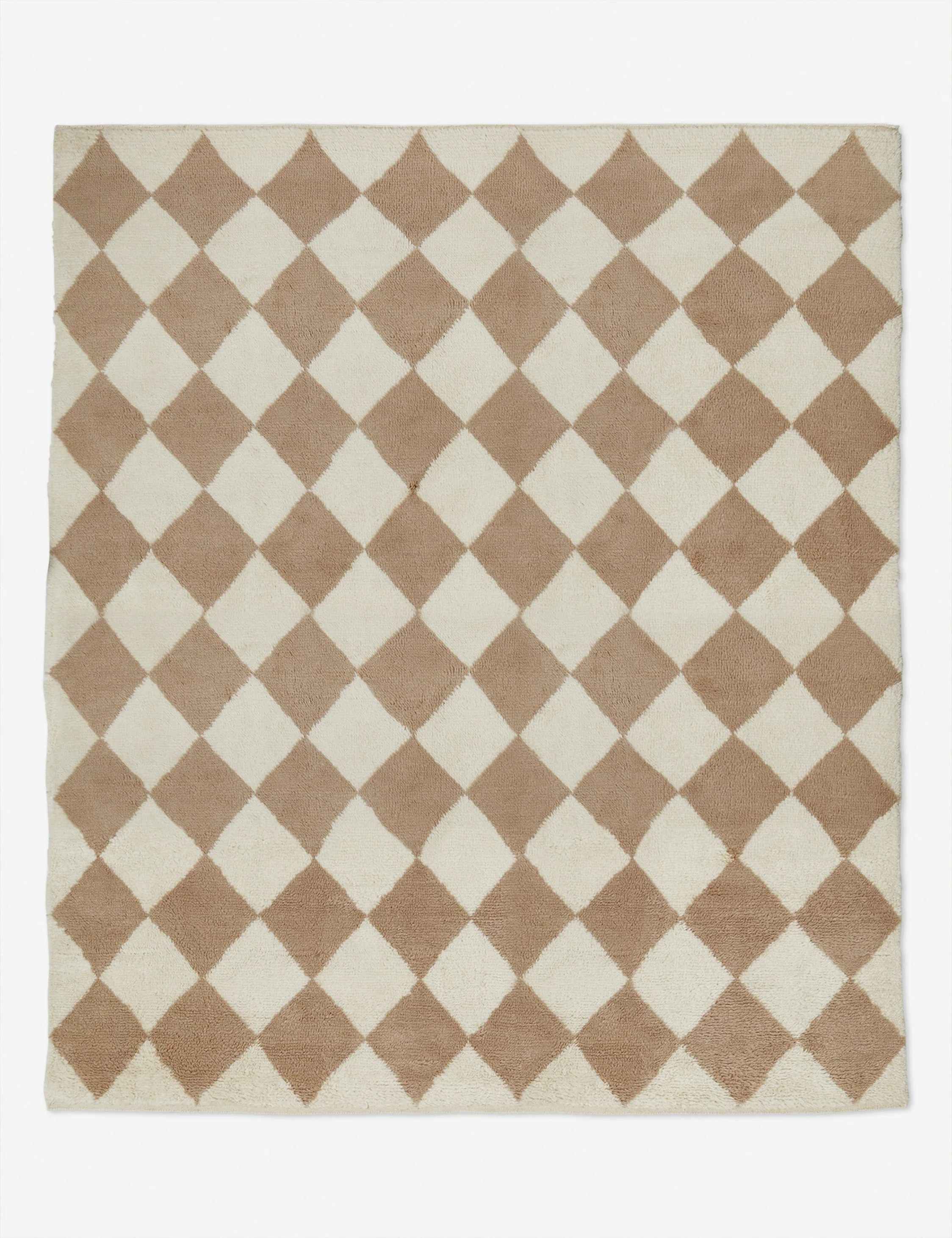 Cariad Hand-Knotted Wool Moroccan Shag Rug Swatch 18" x 18" - Image 8