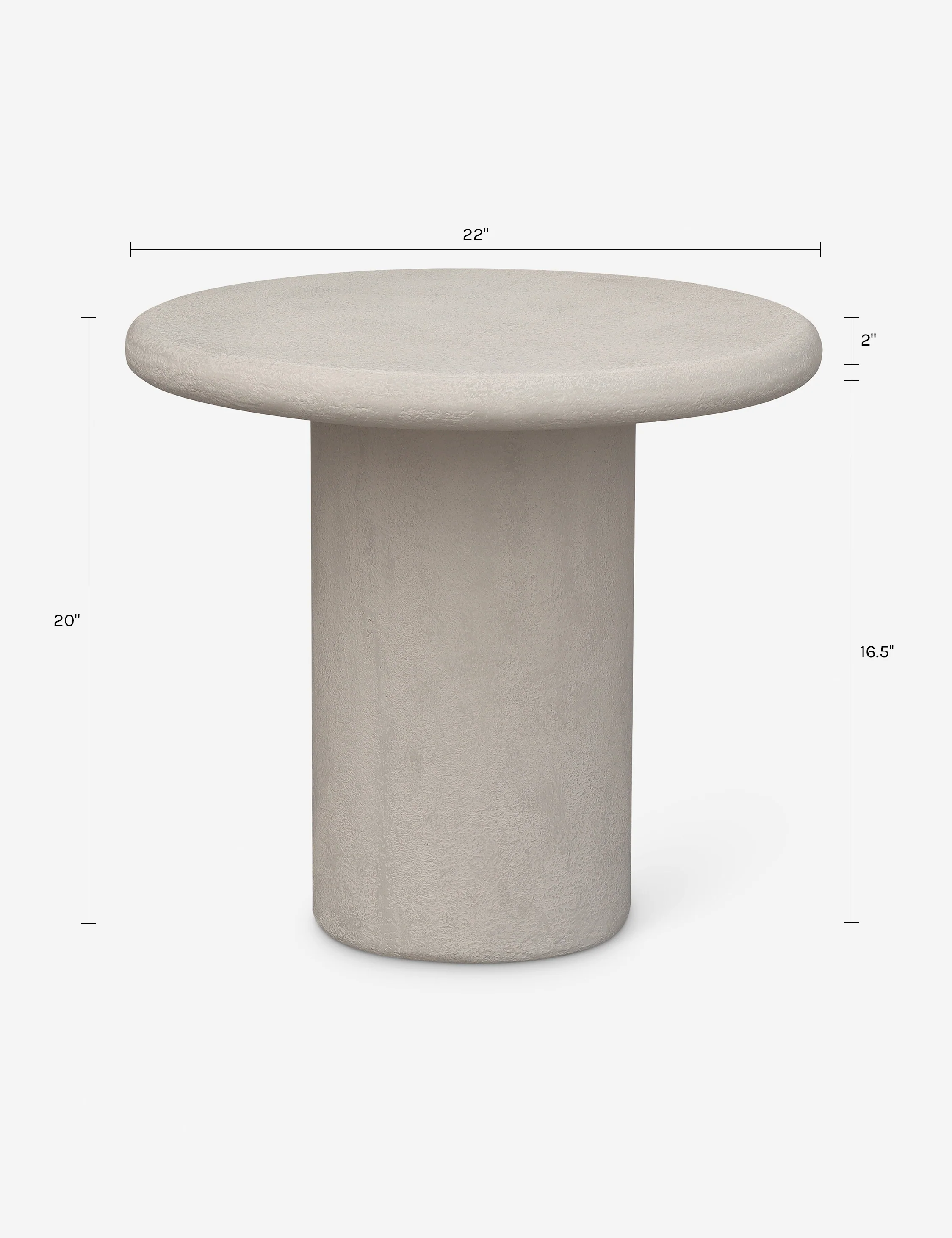 Charmaine Indoor / Outdoor Round Side Table - Image 11