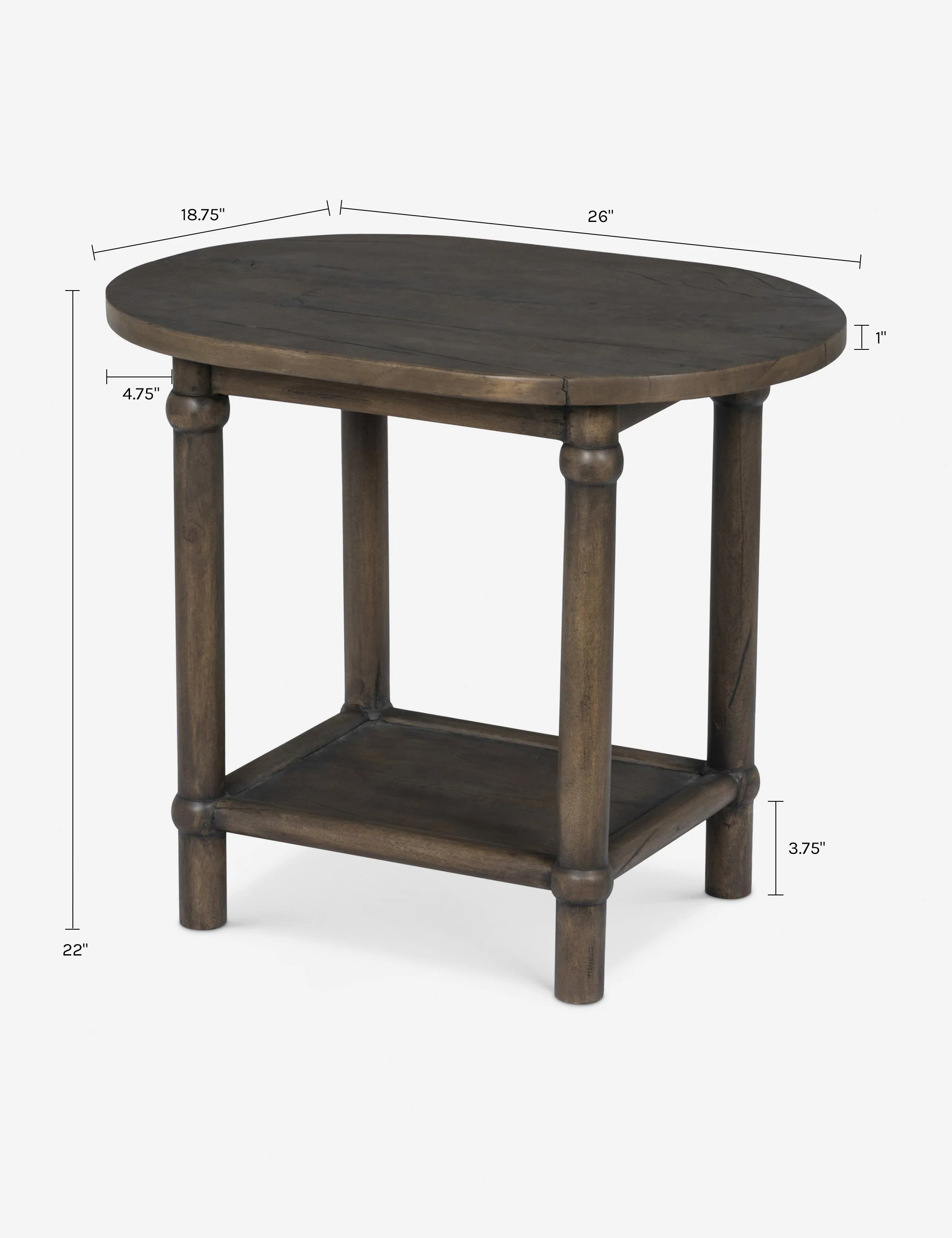 Charnes Side Table by Amber Lewis x Four Hands - Image 6