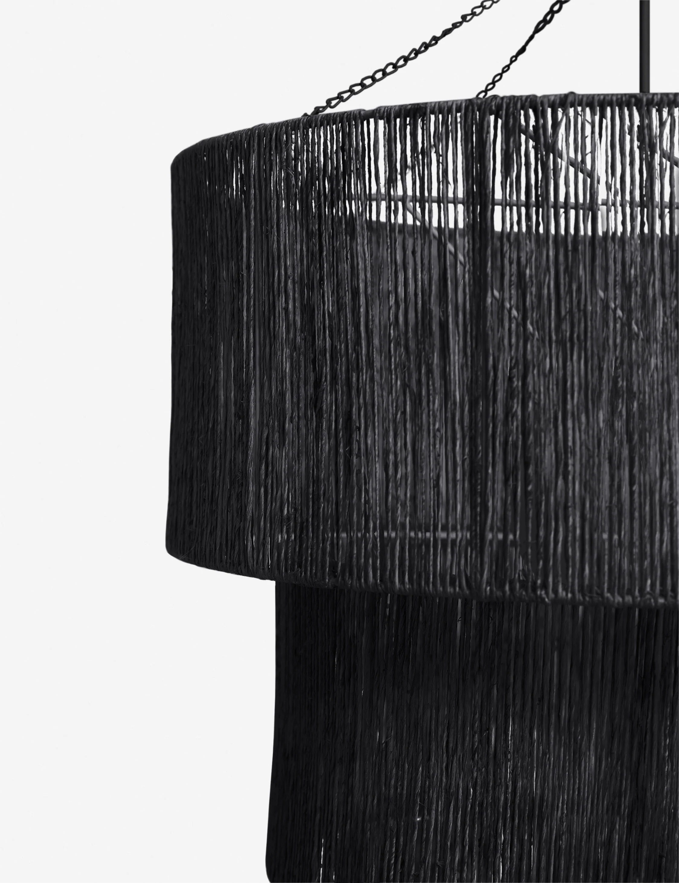 Chavette Chandelier, Black - Image 4