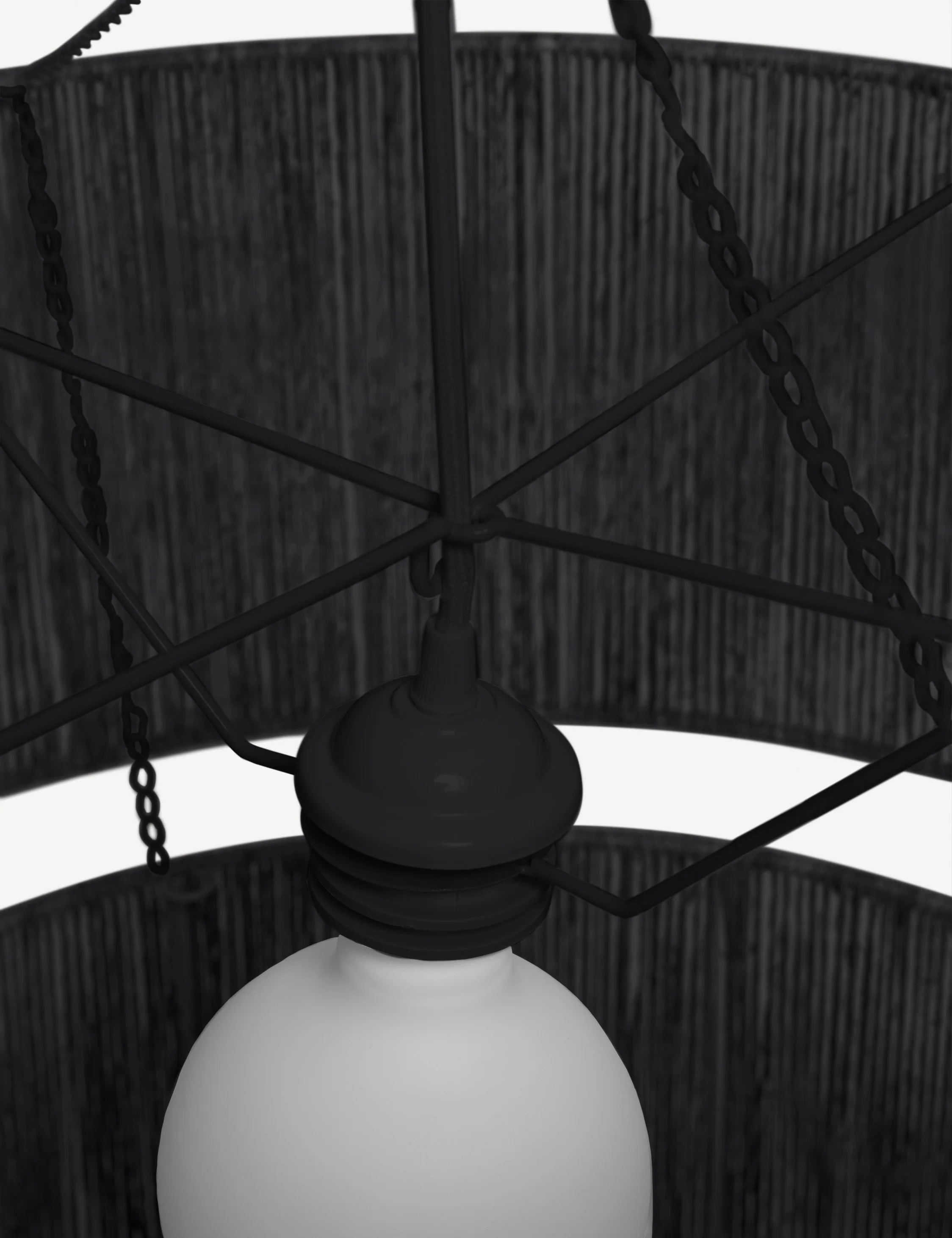 Chavette Chandelier, Black - Image 6