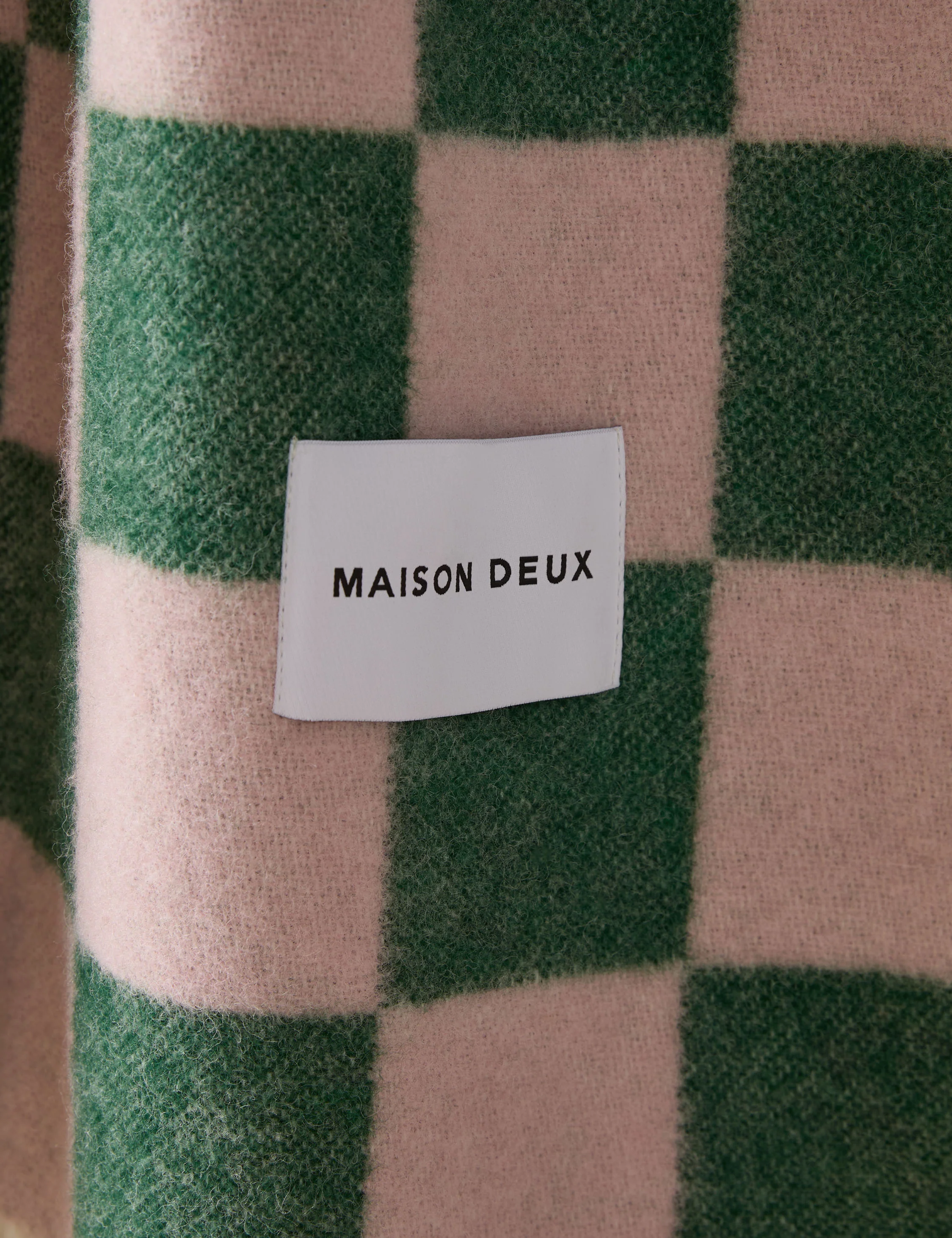 Checkerboard Throw by Maison Deux - Image 3