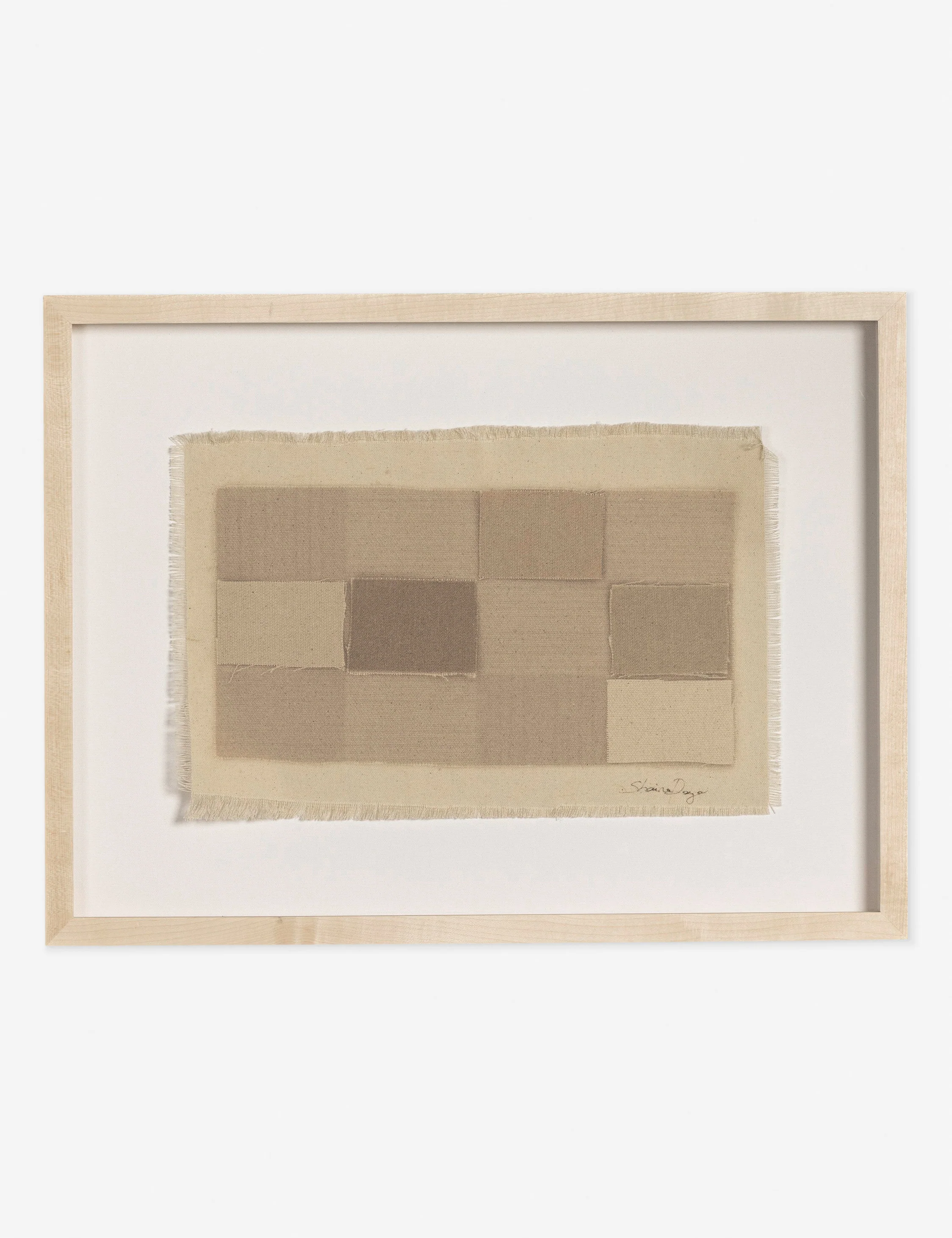 Checkered Earth Tones Wall Art by Shaina Page - Image 3
