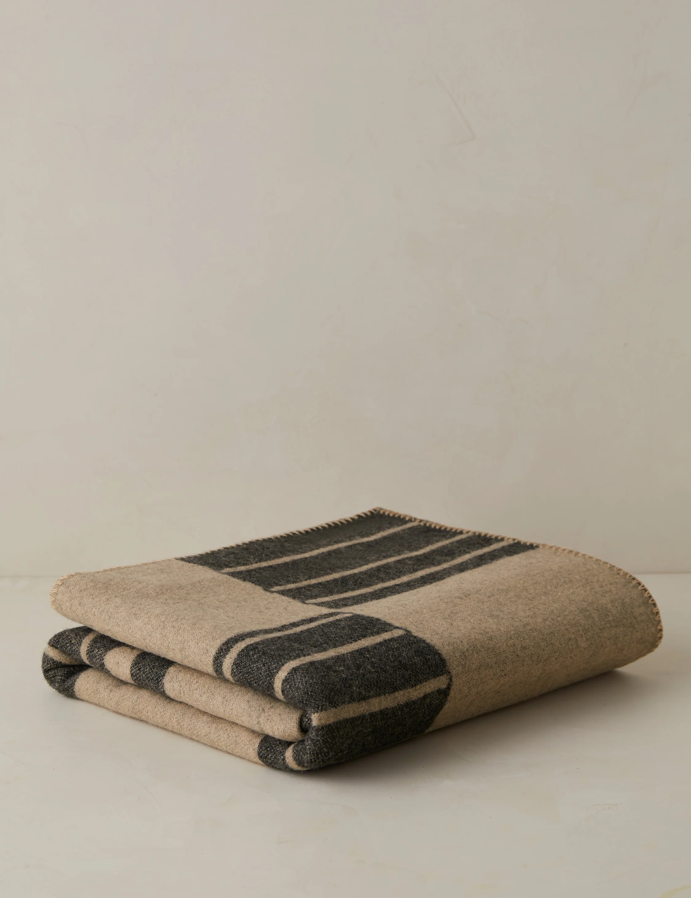 Checkered Reversible Wool Throw by Sarah Sherman Samuel - Image 6