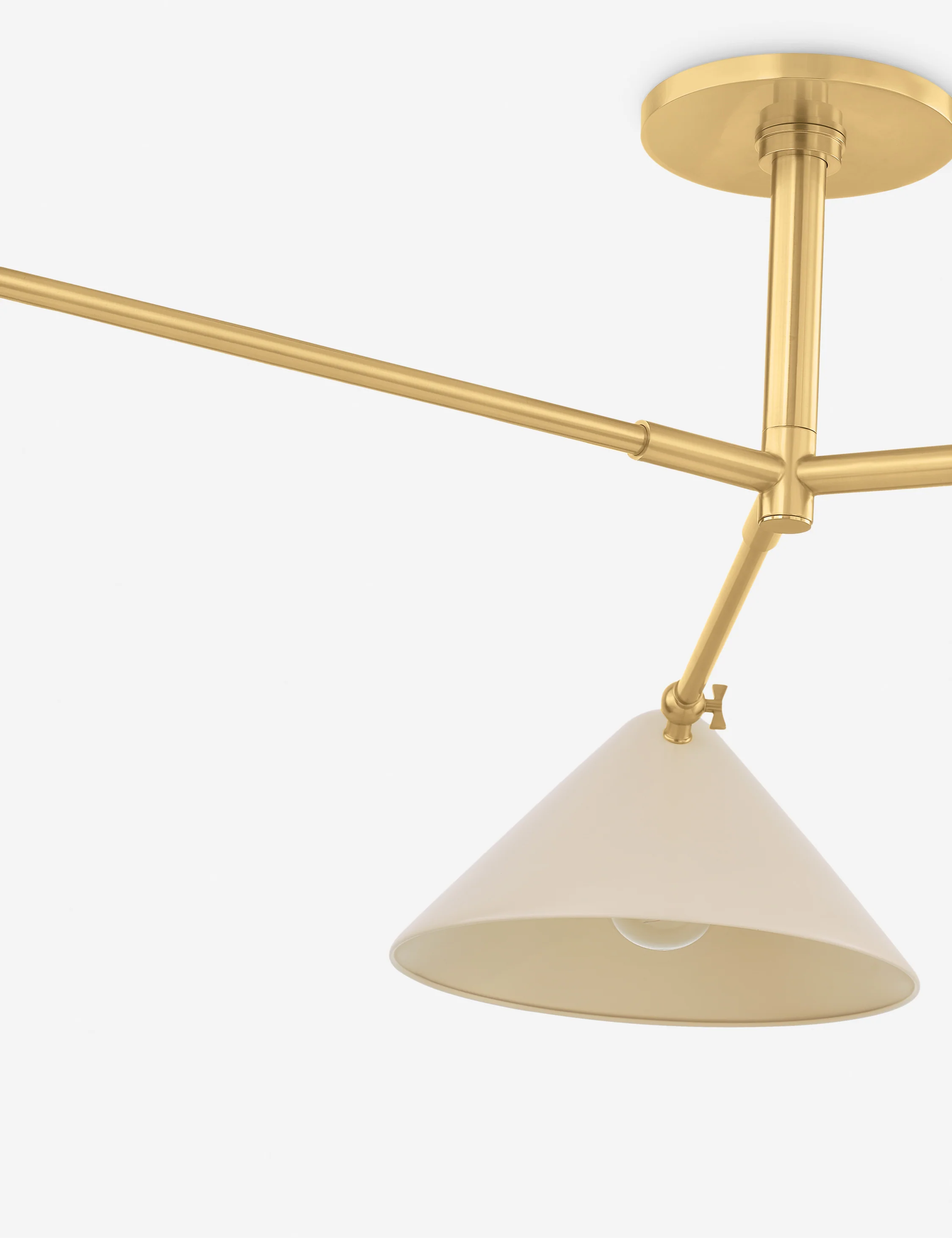 Citrine Semi-Flush Mount Light - Image 3